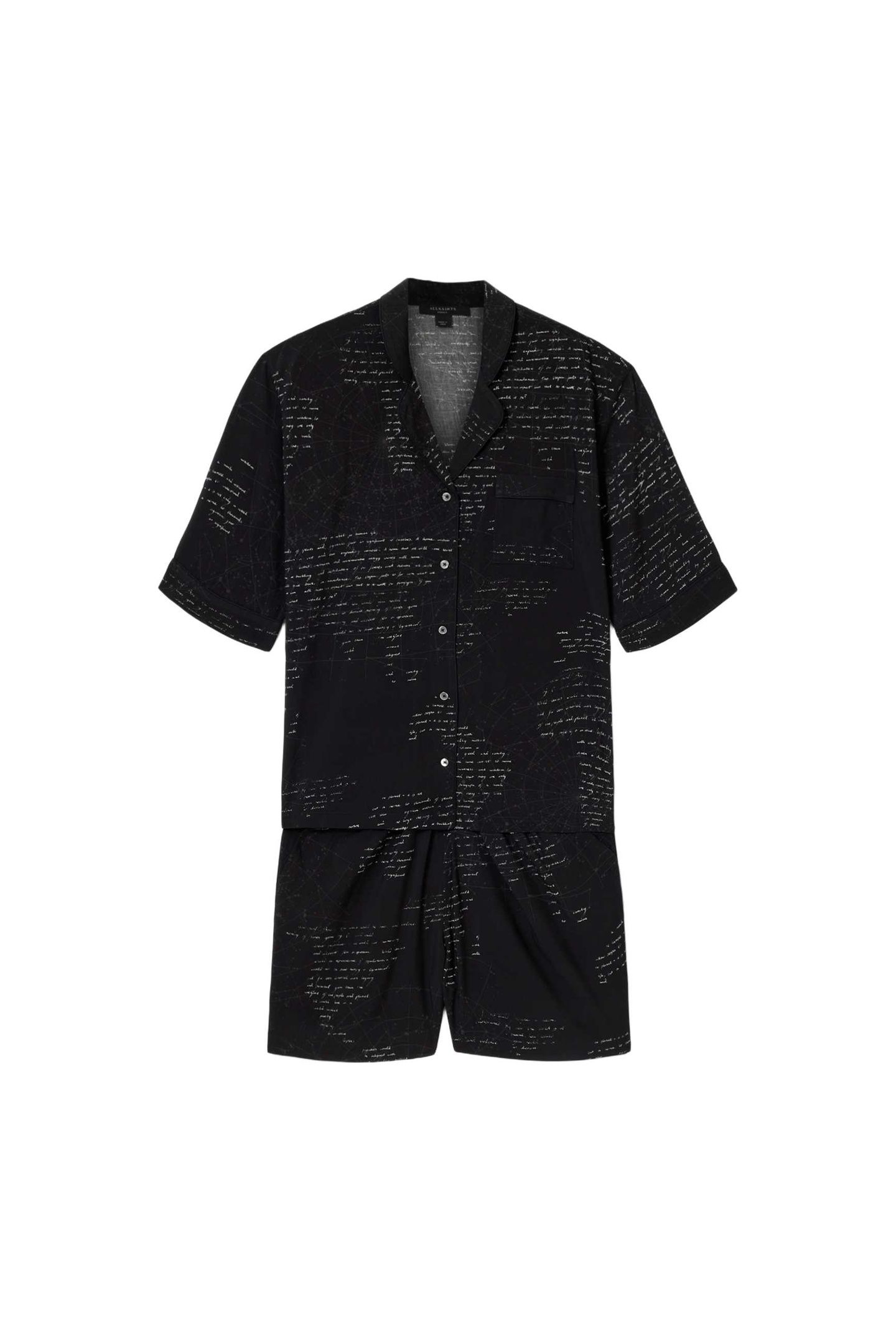 CLEM PJ SET SCRIPT BLACK 5