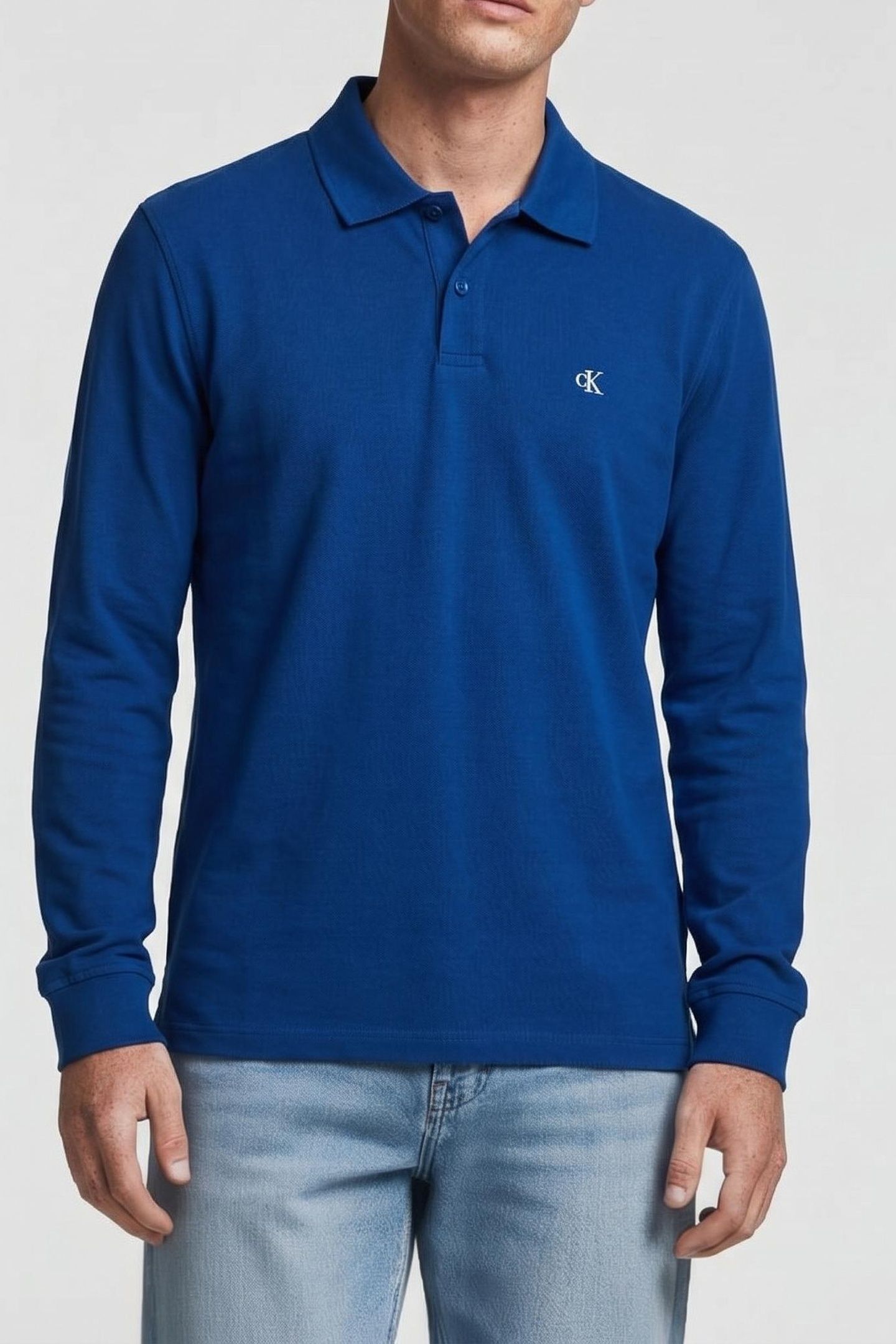 LS CASUAL PIQUE POLO CHASE BLUE 1