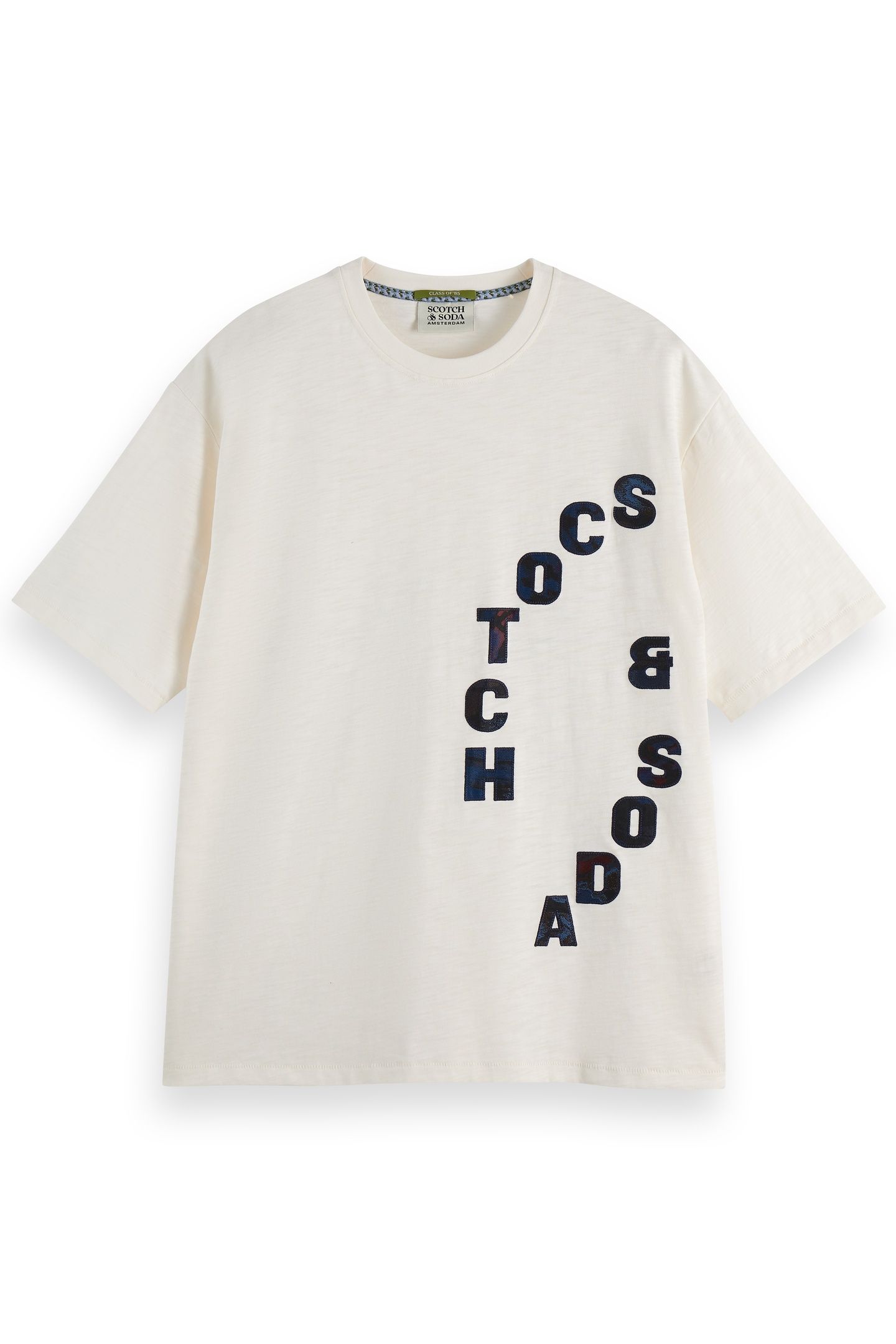 LOOSE FIT APPLIQUE T-SHIRT EGGNOG 4