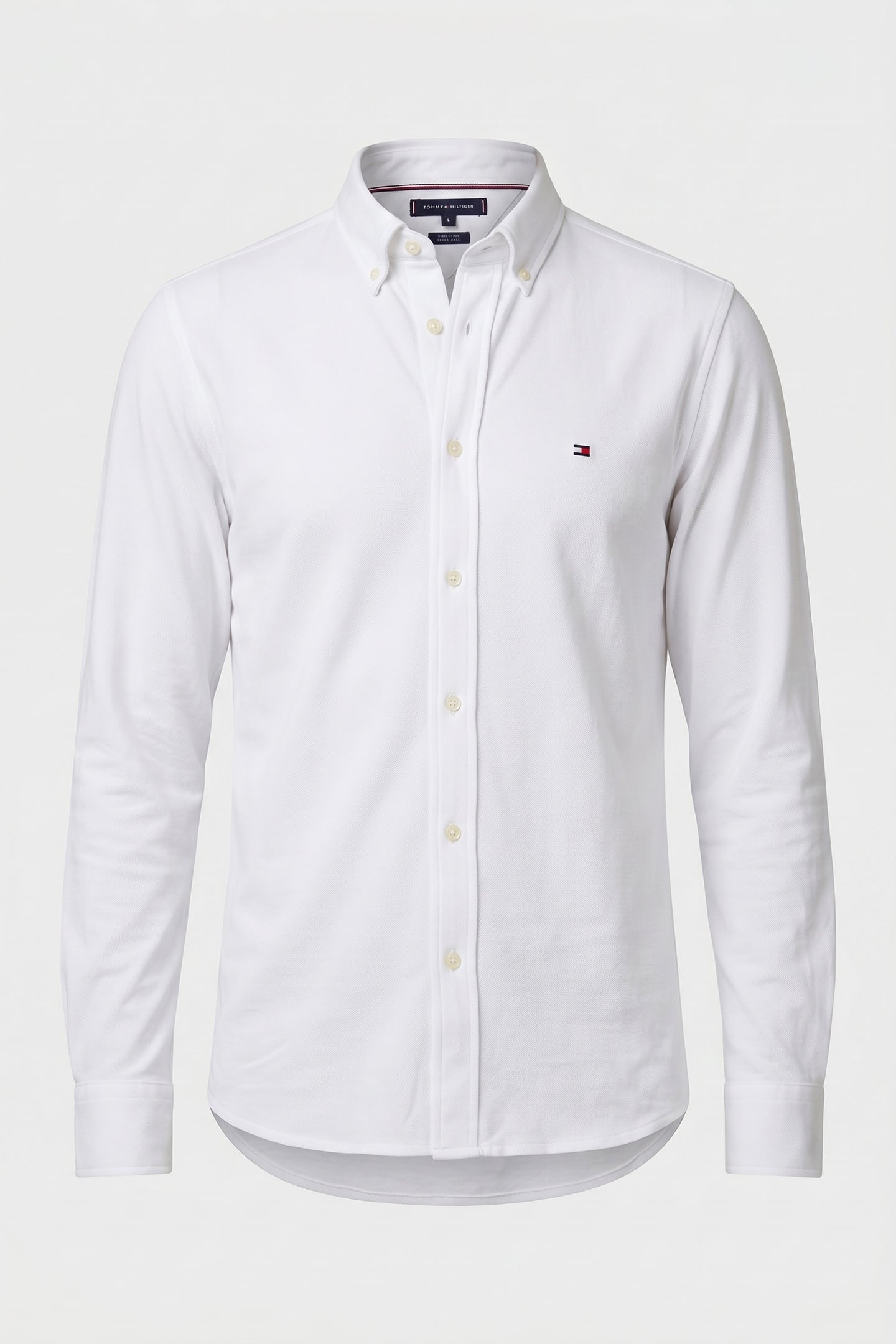 KNIT PIQUE SHIRT WHITE 3