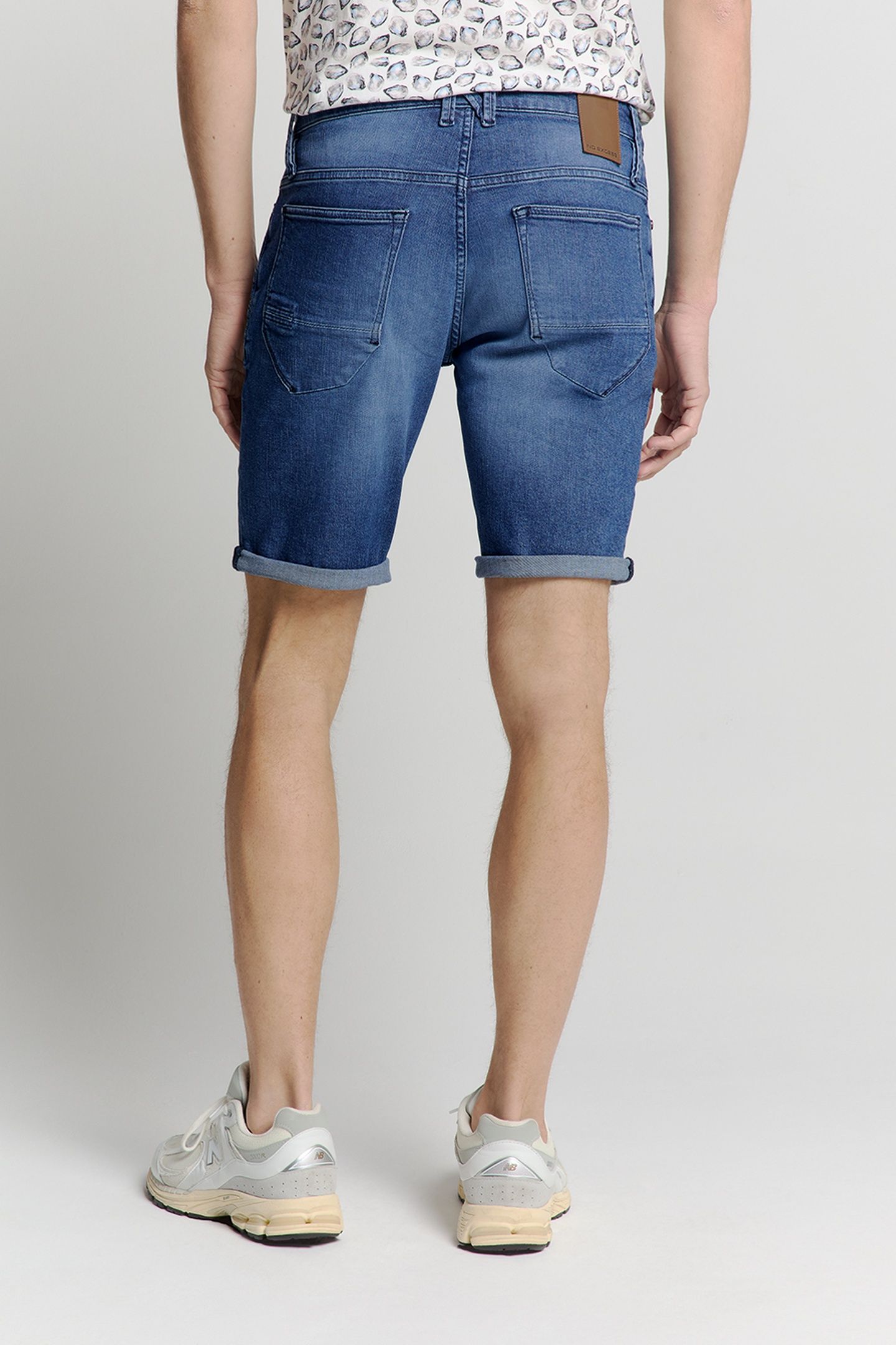 SHORT DENIM STRETCH STONE USED DENIM 3