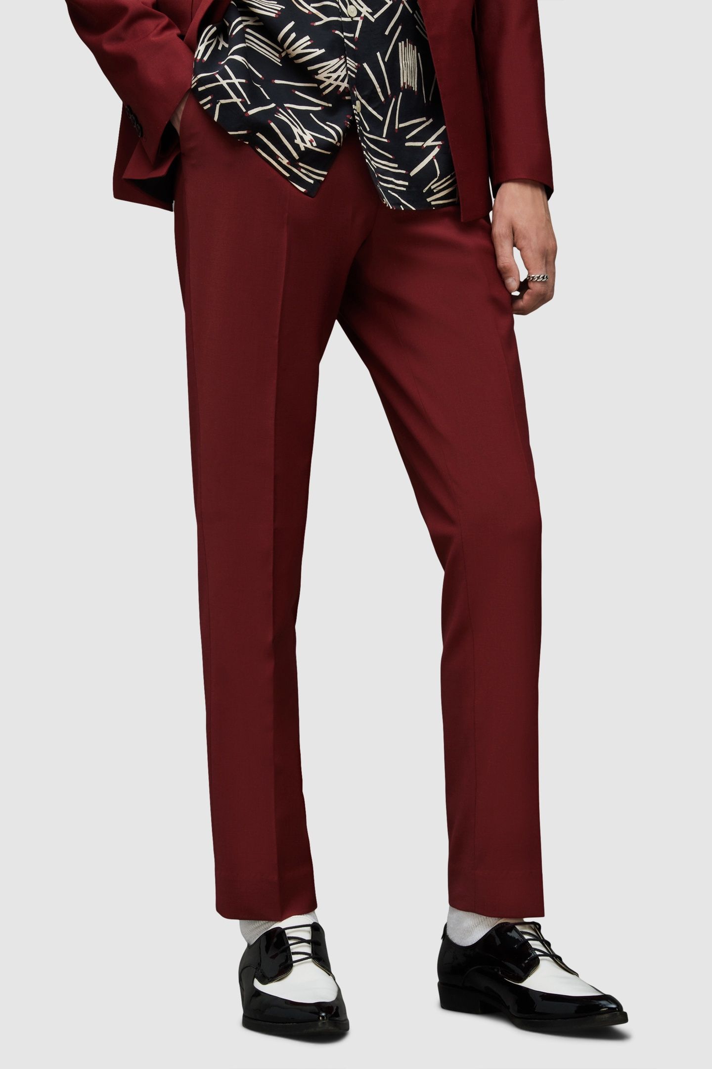 RAIDES TROUSER DULLED RED 3