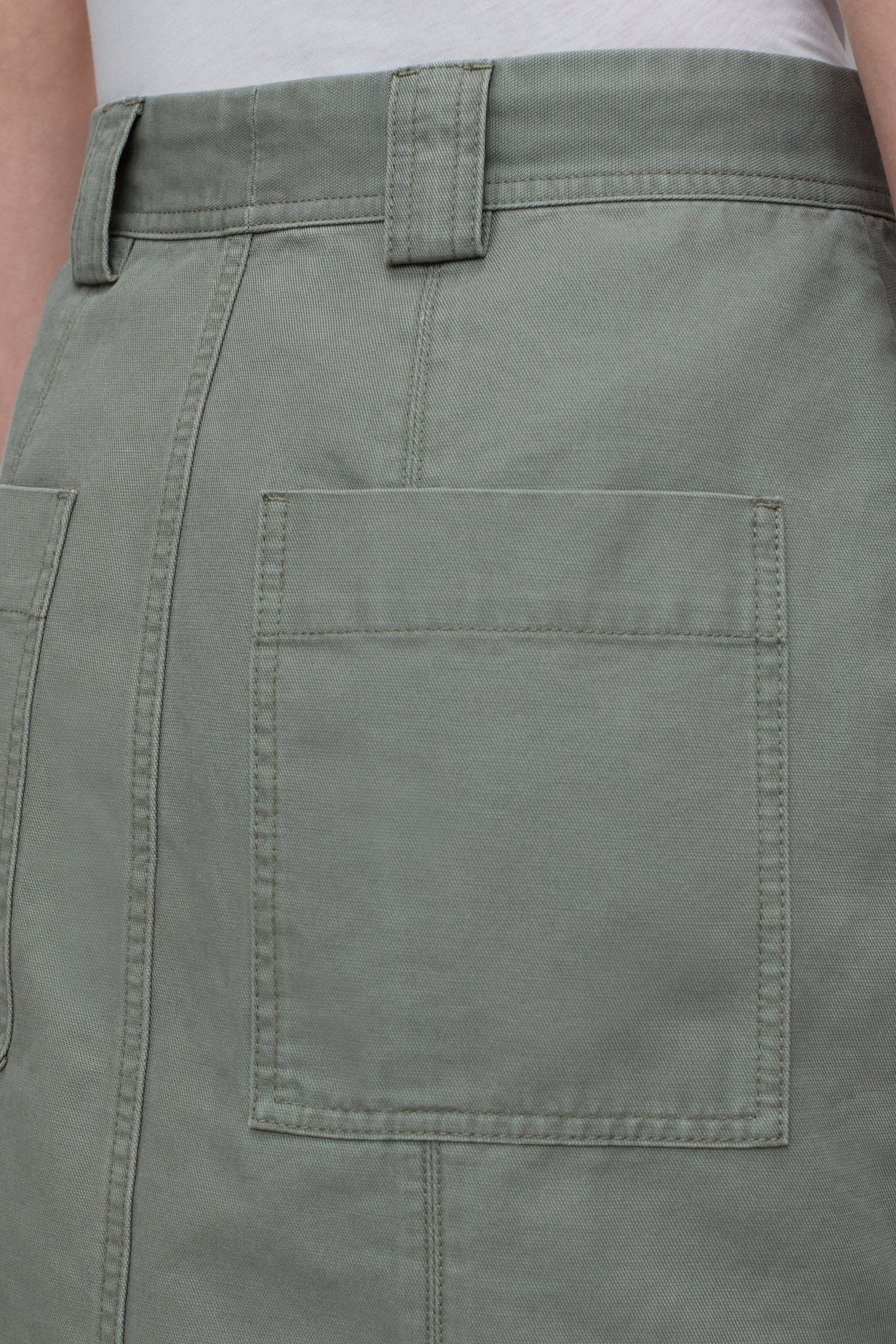 UTILITY SKIRT FADED GREEN 4