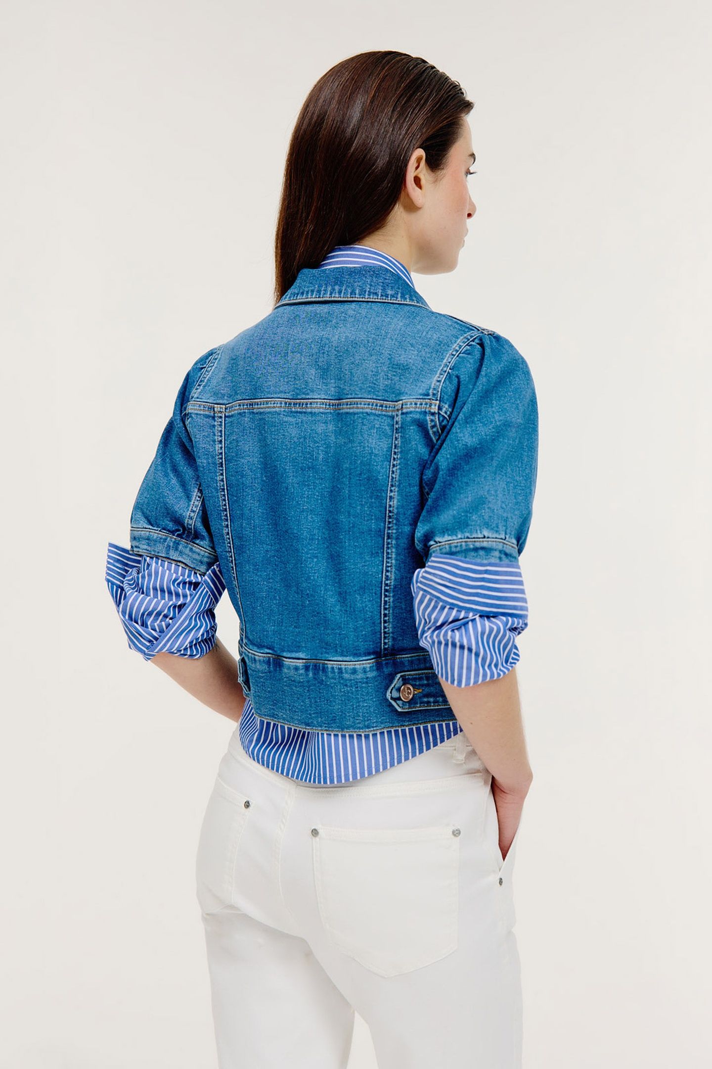 BARAN JACKET MID BLUE JEANS 3