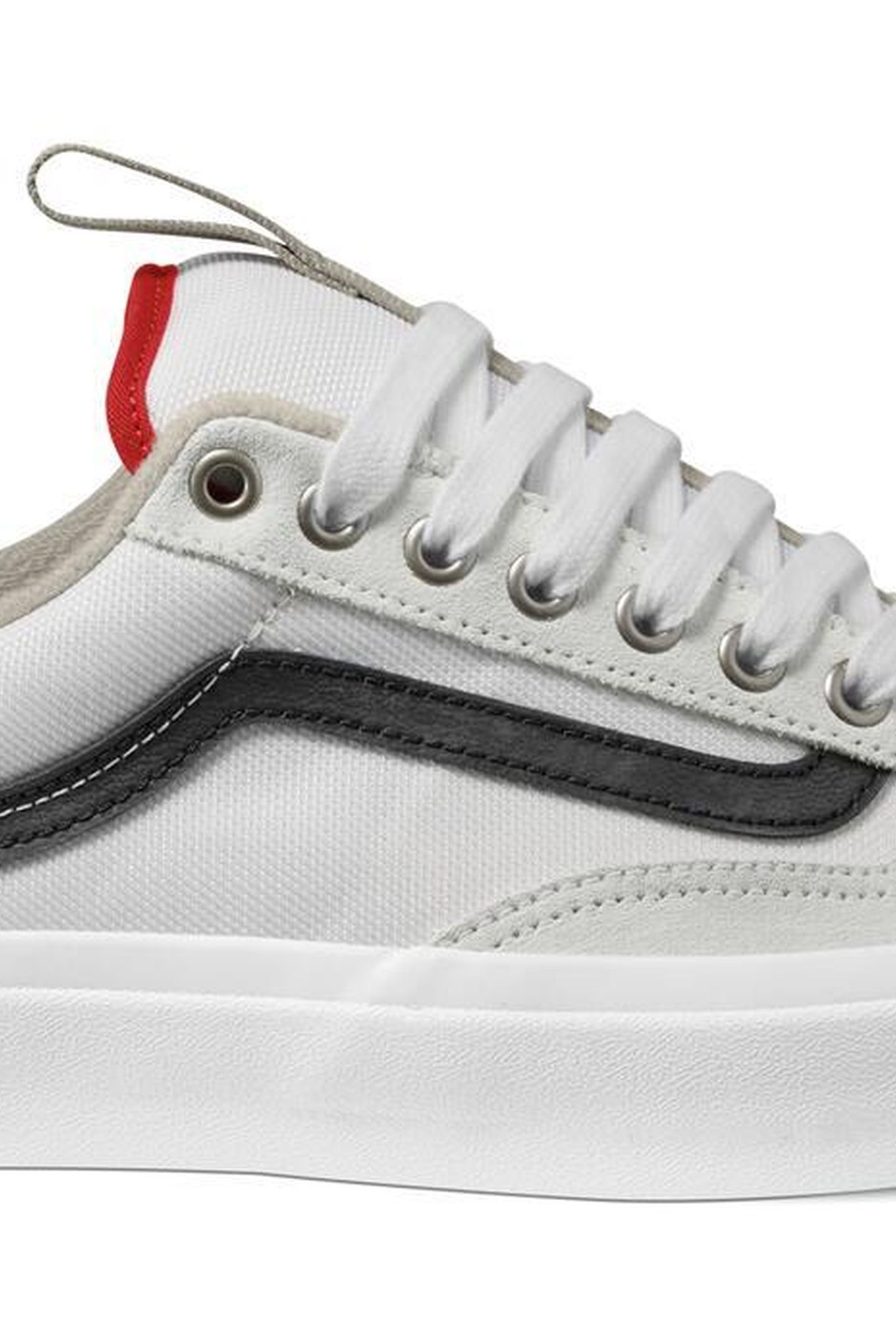 UNISEX SKATE OLD SKOOL 36 + ANTIQUE WHITE/BLACK 7