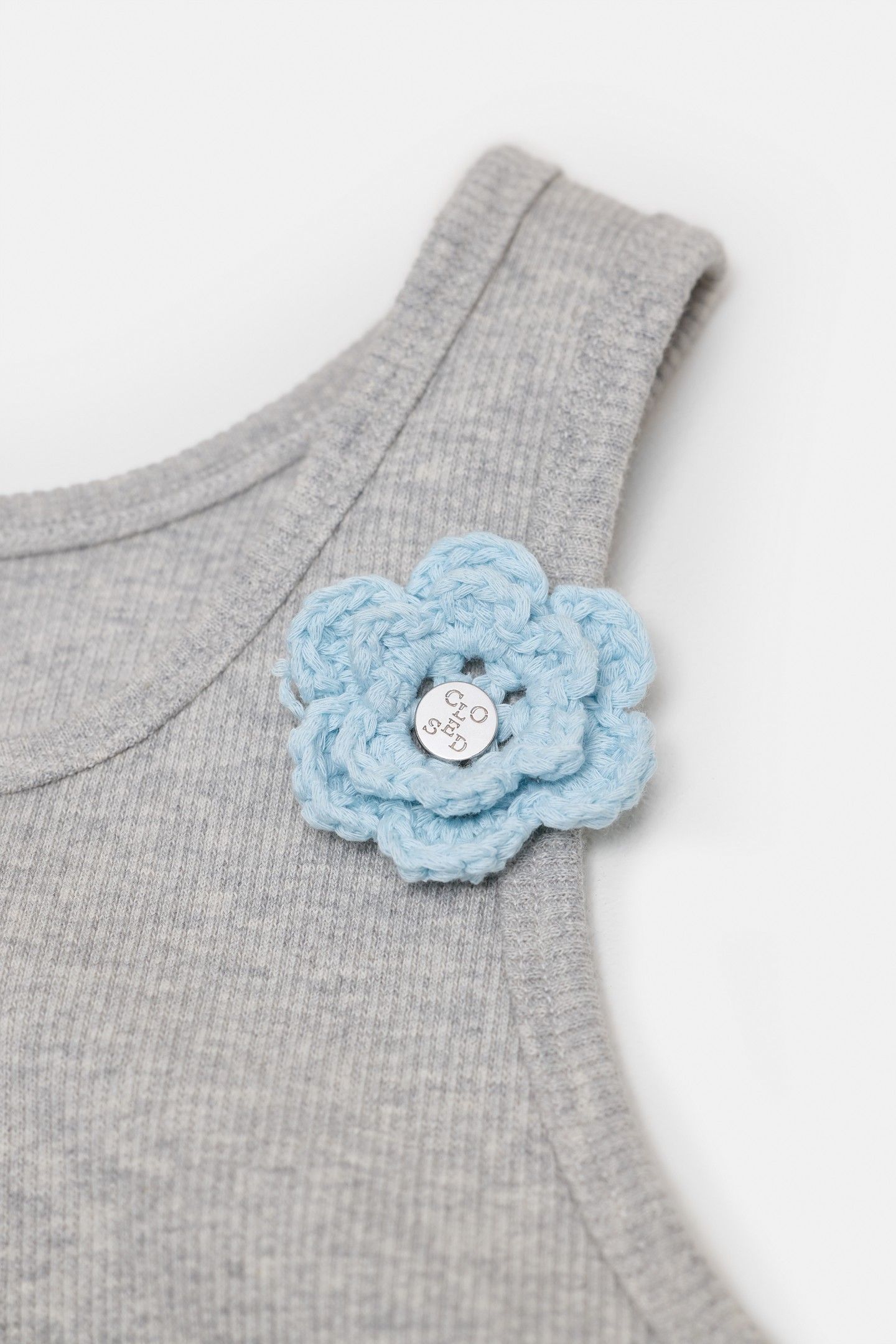 TANK TOP LIGHT GREY MELANGE 8