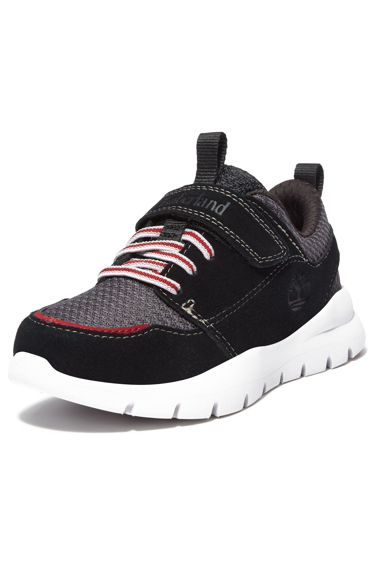 BOROUGHS PROJECT LOW HOOK & LOOP SNEAKER BLACK SUEDE 3