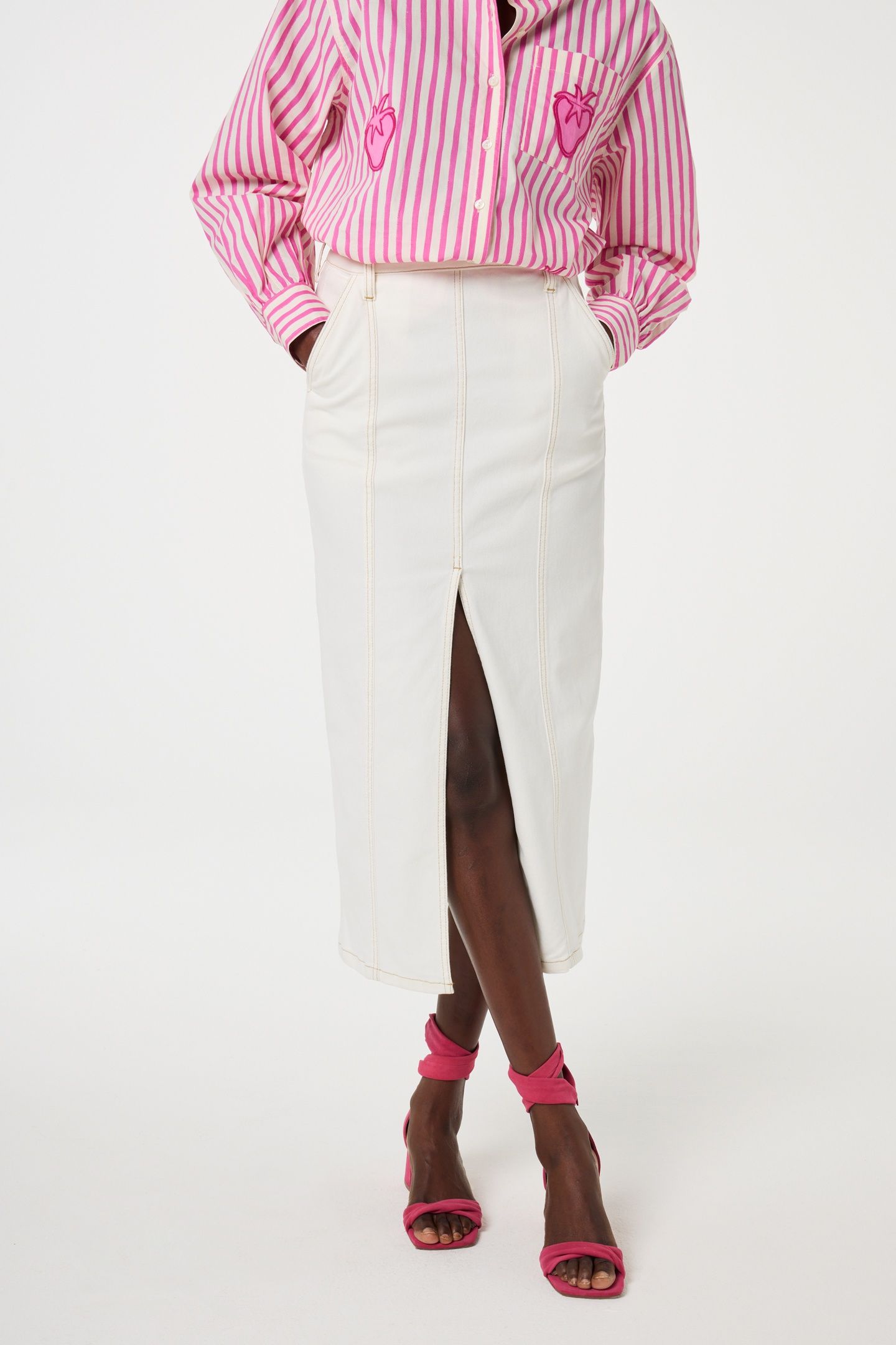 DOMINIQUE SKIRT COSY WHITE 1