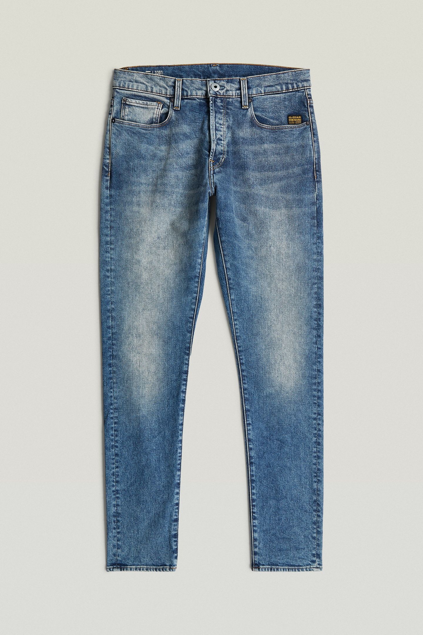 3301 SLIM JEANS MEDIUM BLUE 6