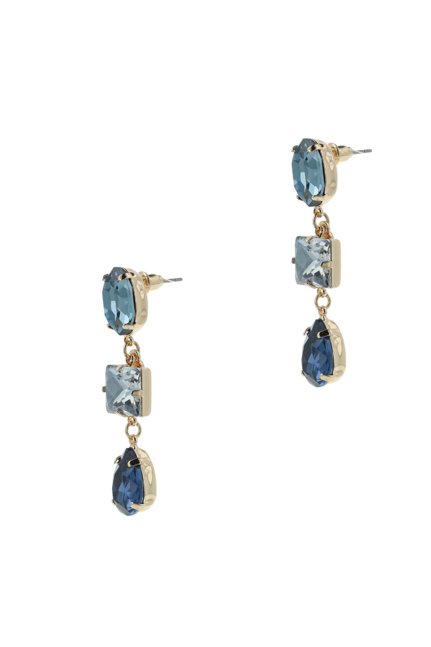 BLUE CRYSTAL EARRINGS 2