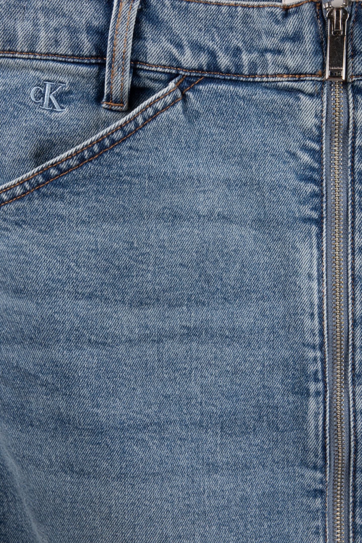 DENIM ZIP FRONT SKIRT VINTAGE ROAD 4