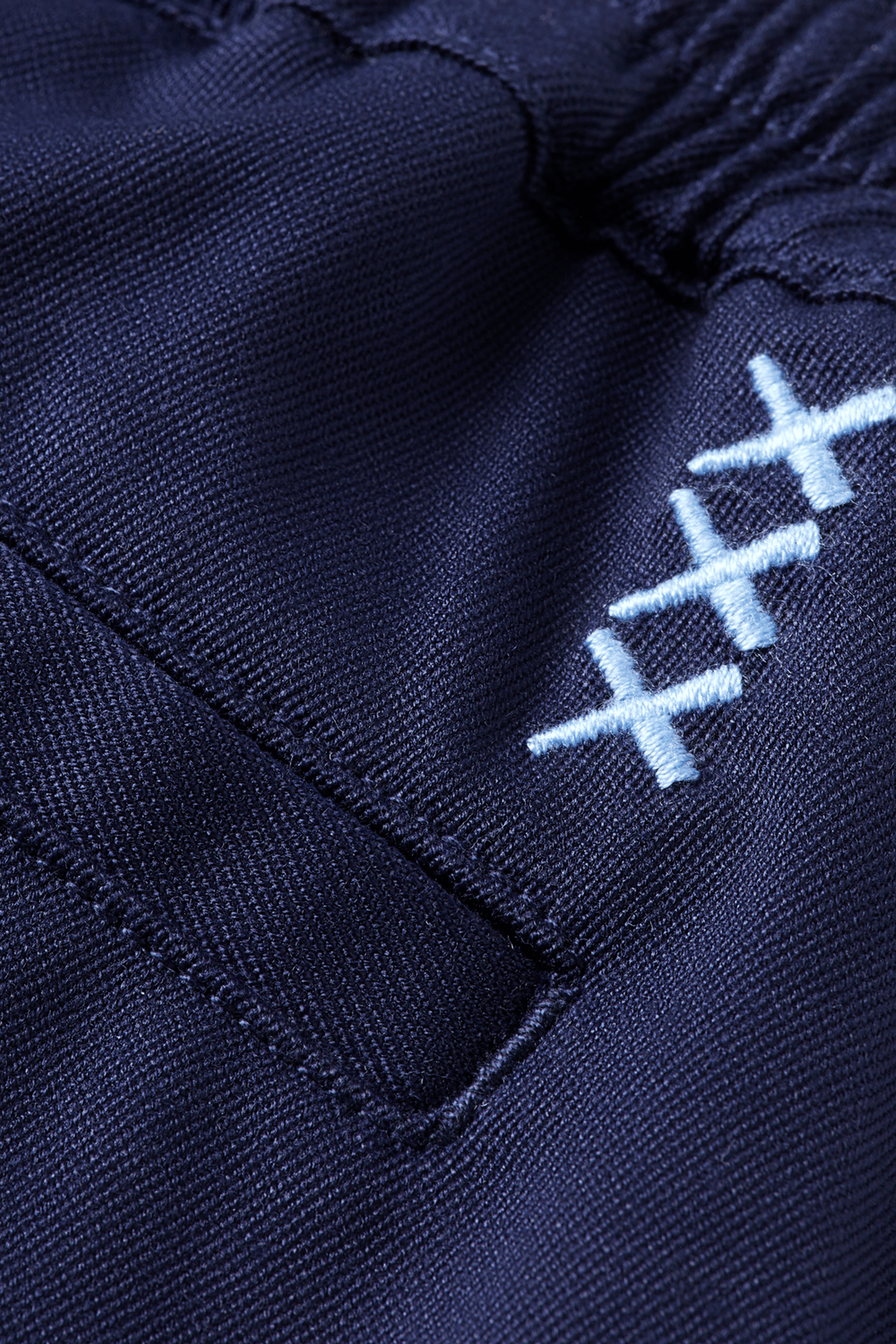 BOY LOOSE-TAPERED VISCOSE BLEND JOGGER NAVY 3
