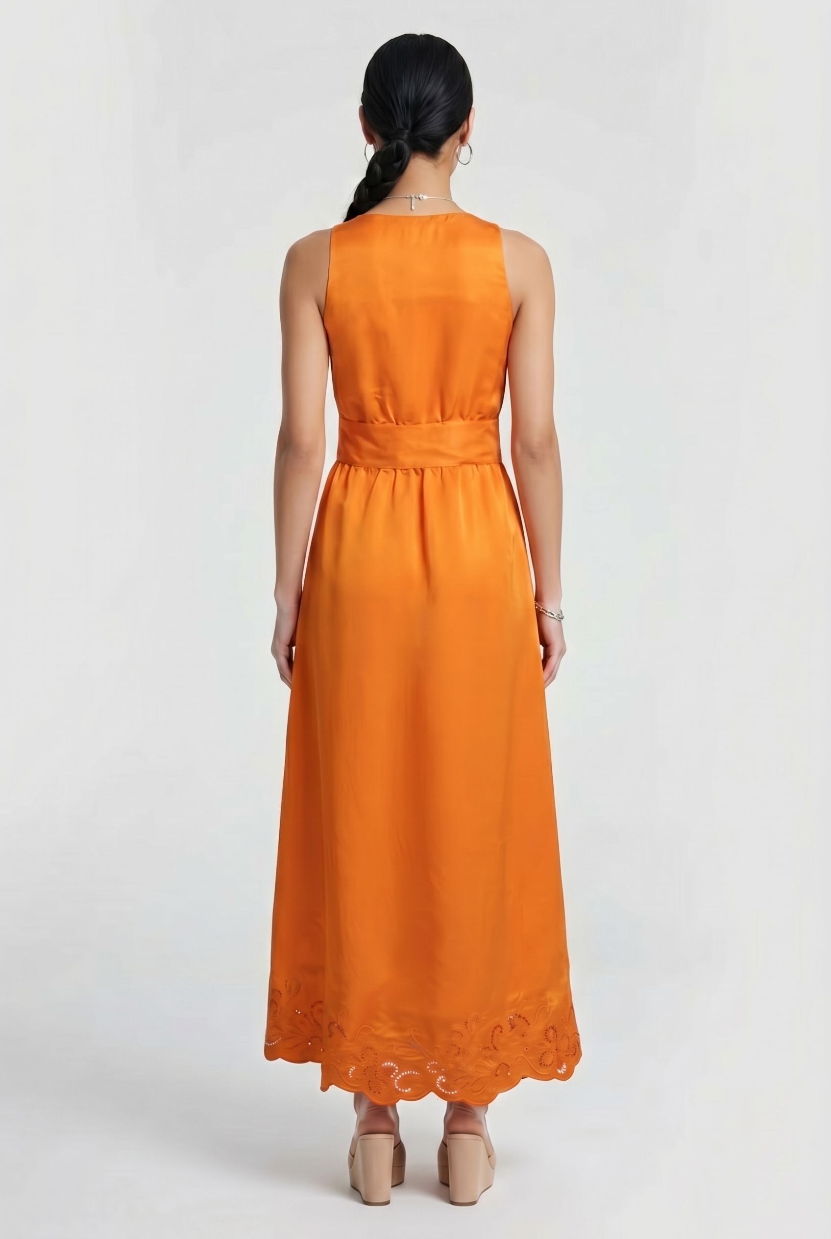 DRESS ORANGE ORANGE 2