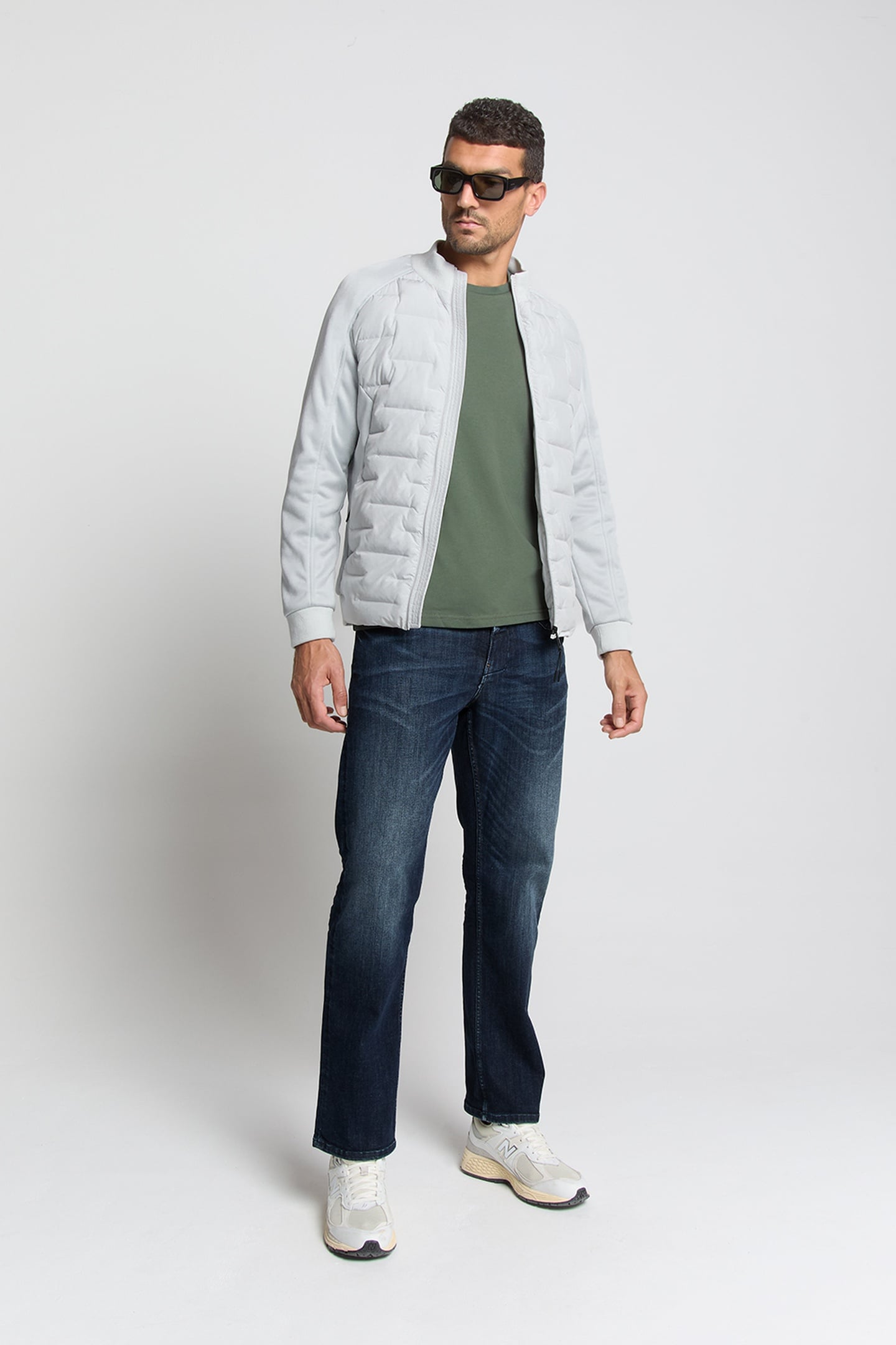 T-SHIRT CREWNECK SOLID BASIC DARK GREEN 1