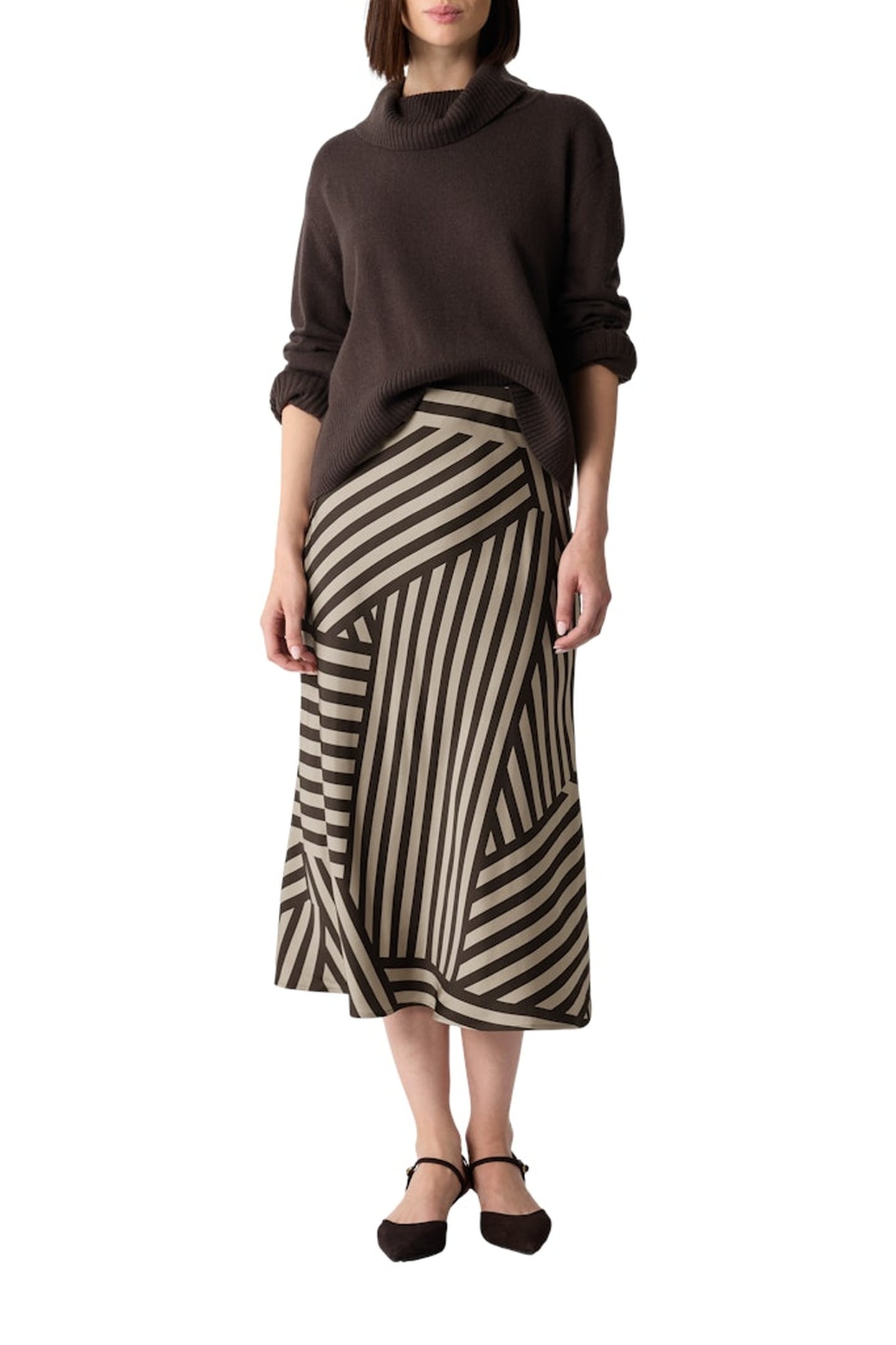 SKIRTS DARK BROWN 2