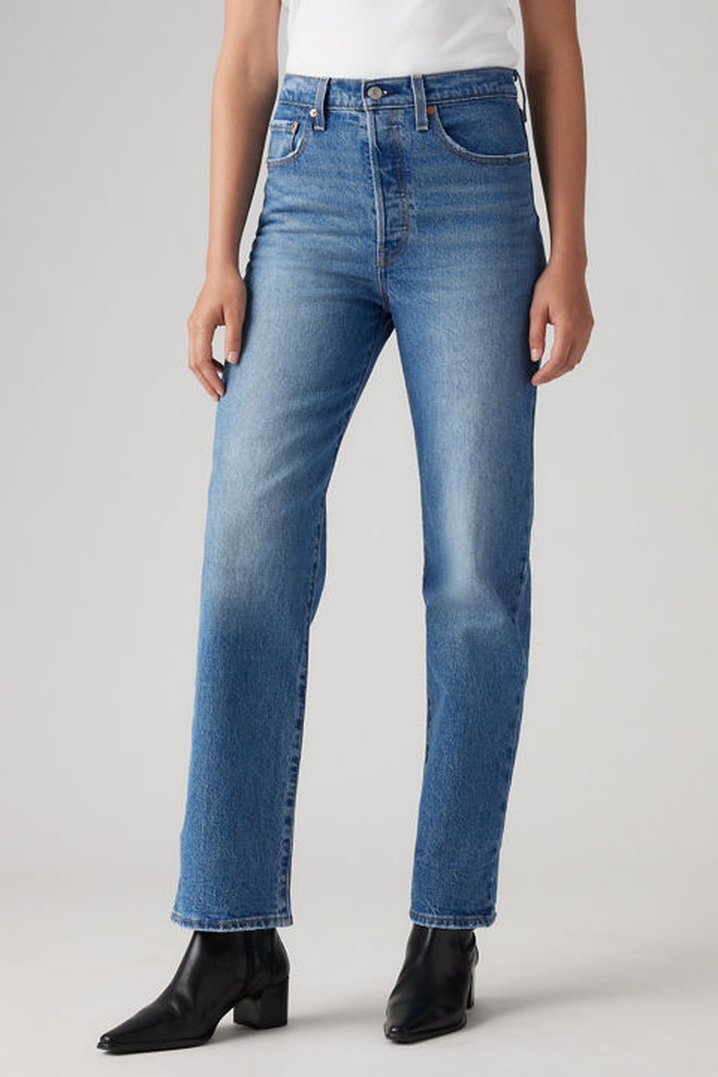 RIBCAGE STRAIGHT ANKLE JEANS 5