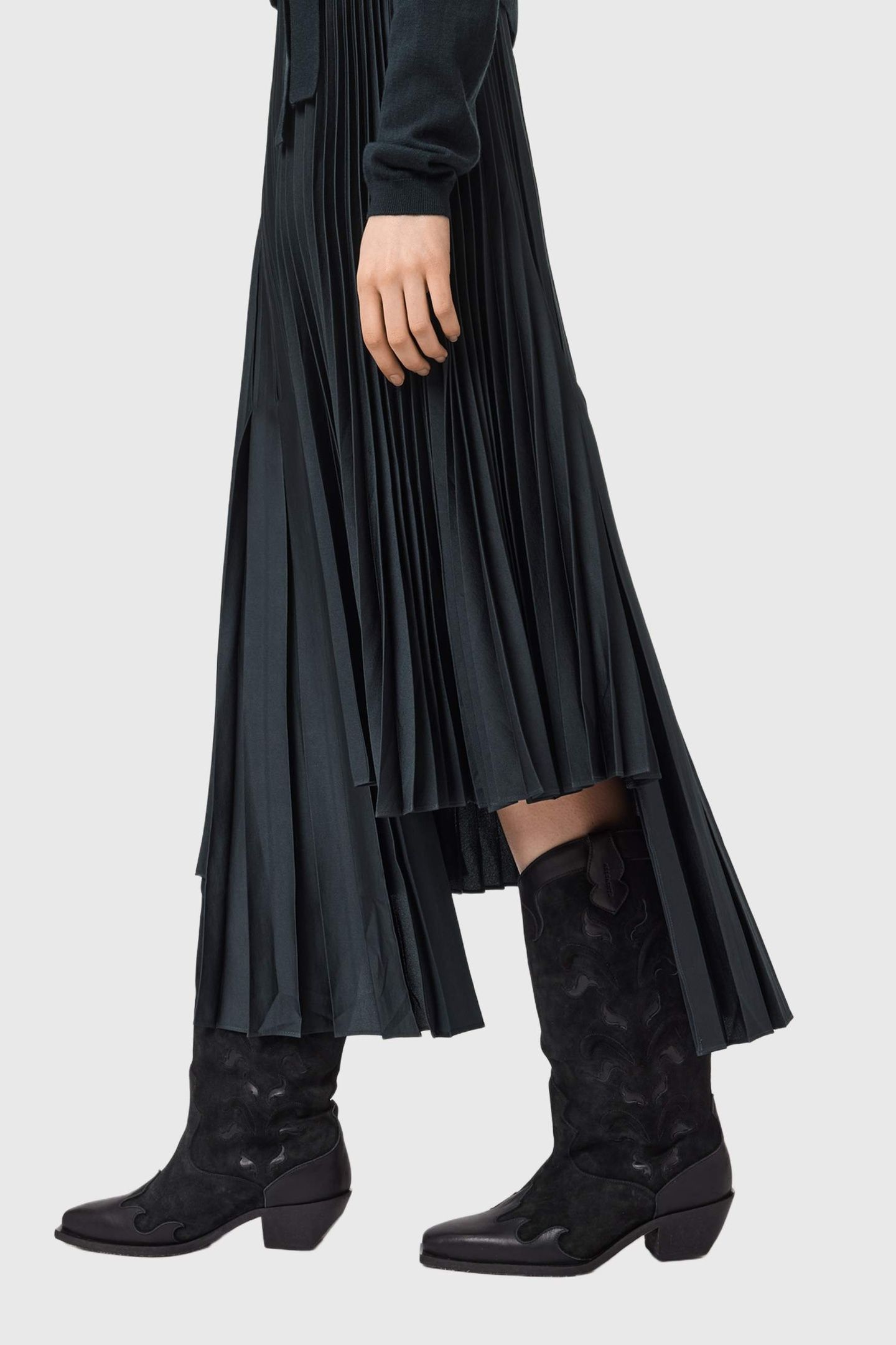 LUCILLE DRESS CARBON BLUE 8