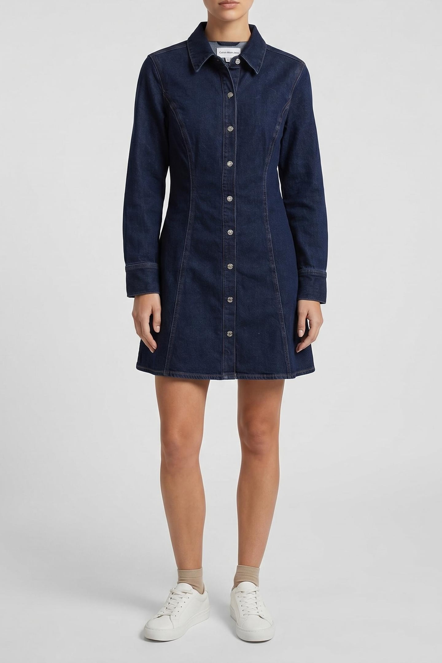 SEAMED DRESS CLASSIC CK RINSE 1