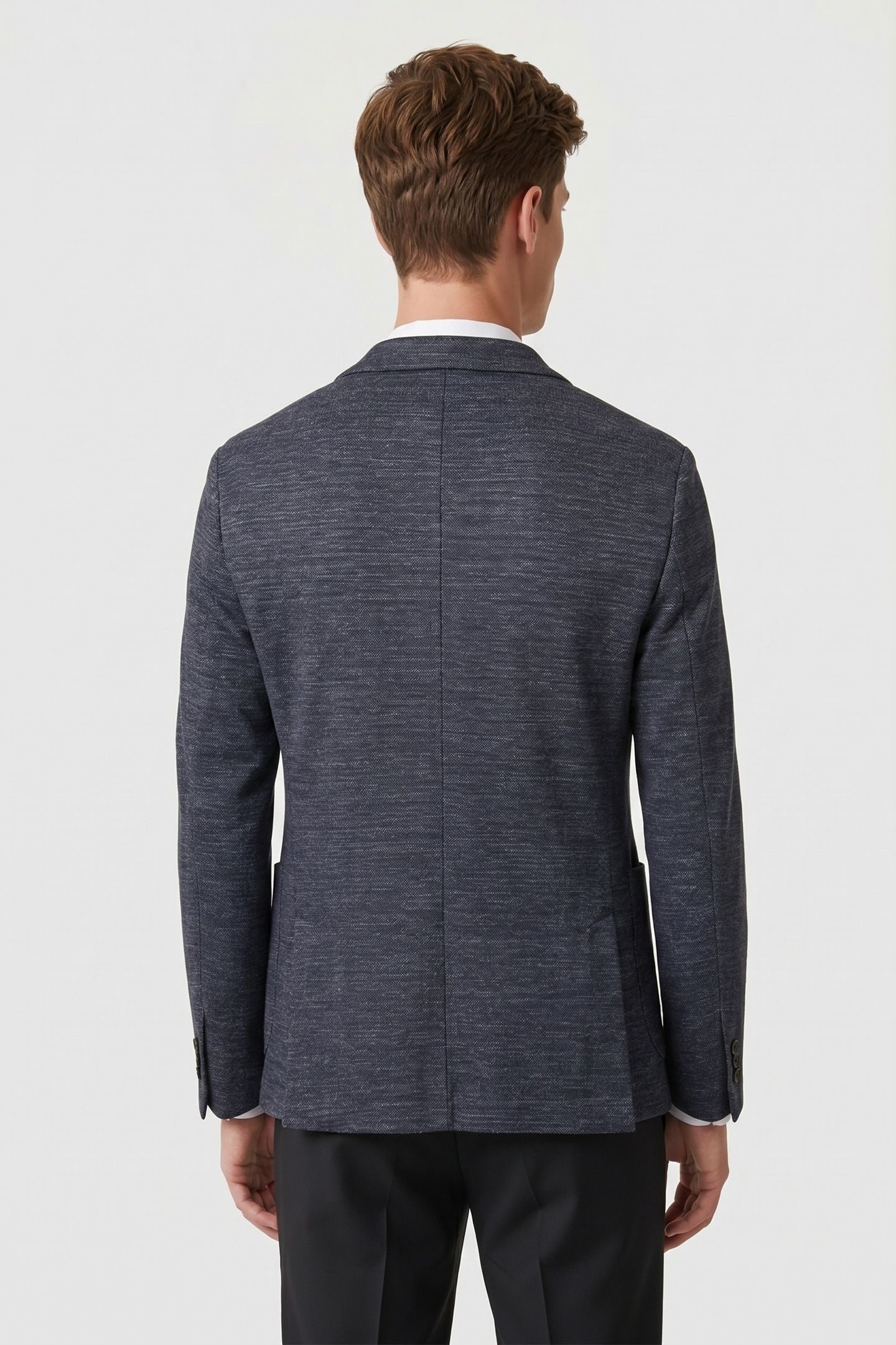 JACKET REGULAR LINING LINEN NAVY 2