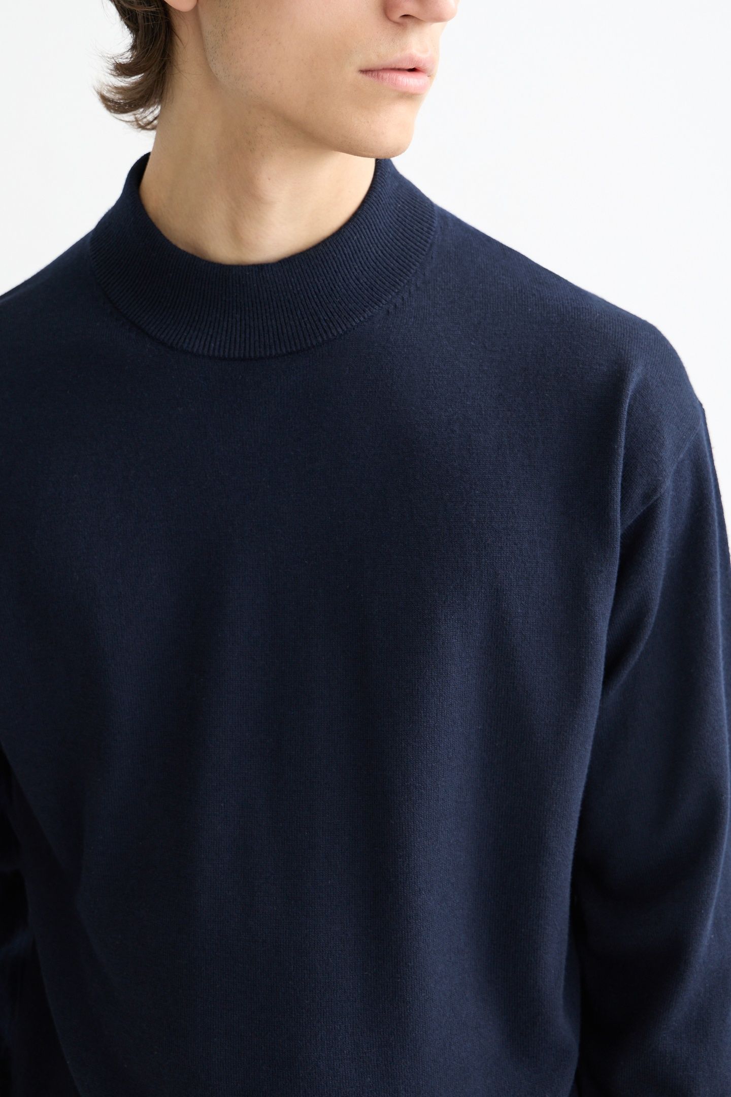 CORE - DROPPED SHOULDER MOCK NECK PULLOVER NIGHT 4