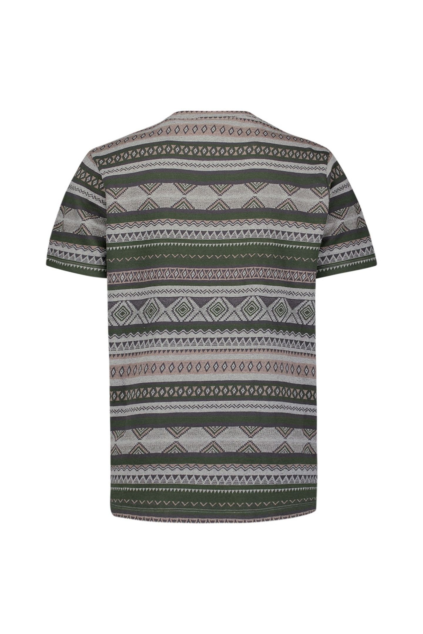 T-SHIRT CREWNECK ALLOVER JACQUARD GREY MELANGE 6