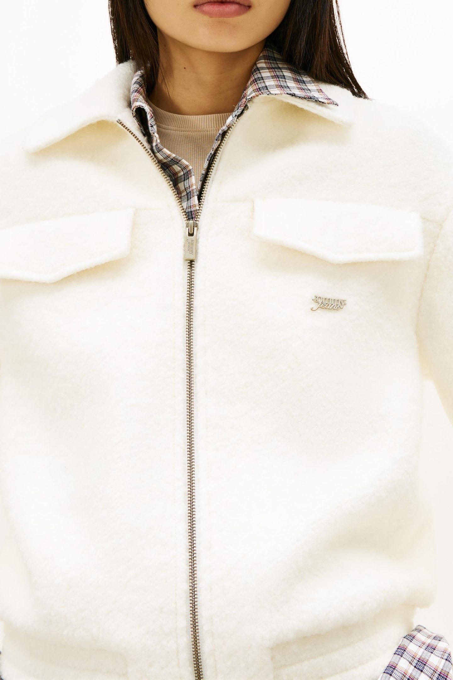 OVS WOOL ZIP JACKET ANCIENT WHITE 5