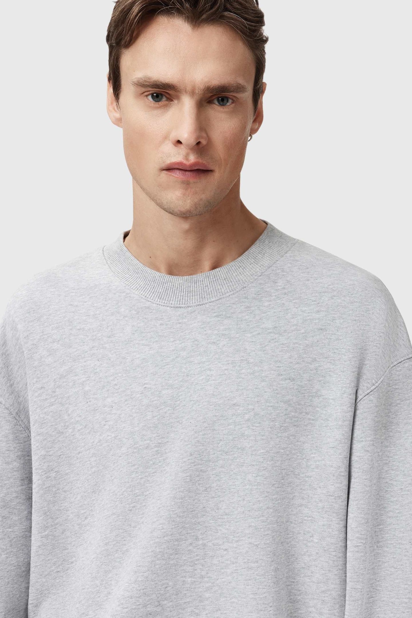 MILO CREW LIGHT GREY MARL 8