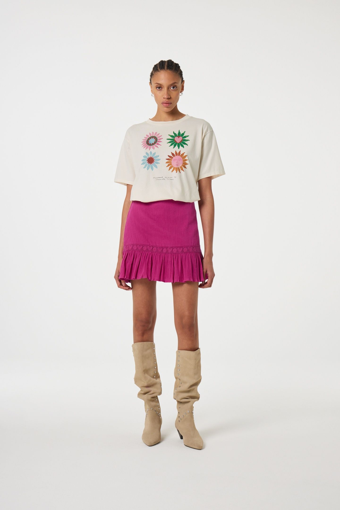 MIMI SKIRT PINK CRAZE 2