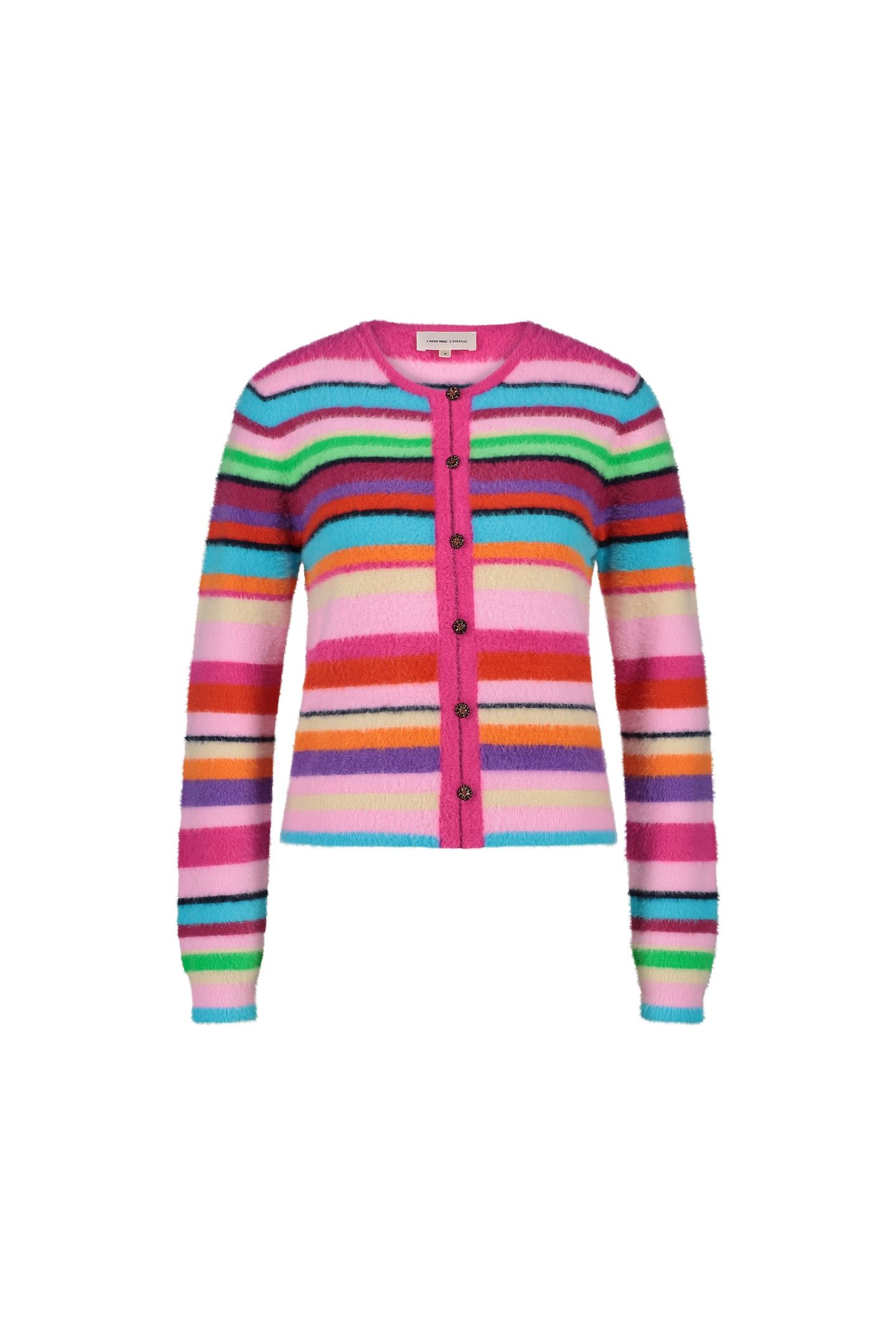 HENRY CARDIGAN MULTI STRIPE 4