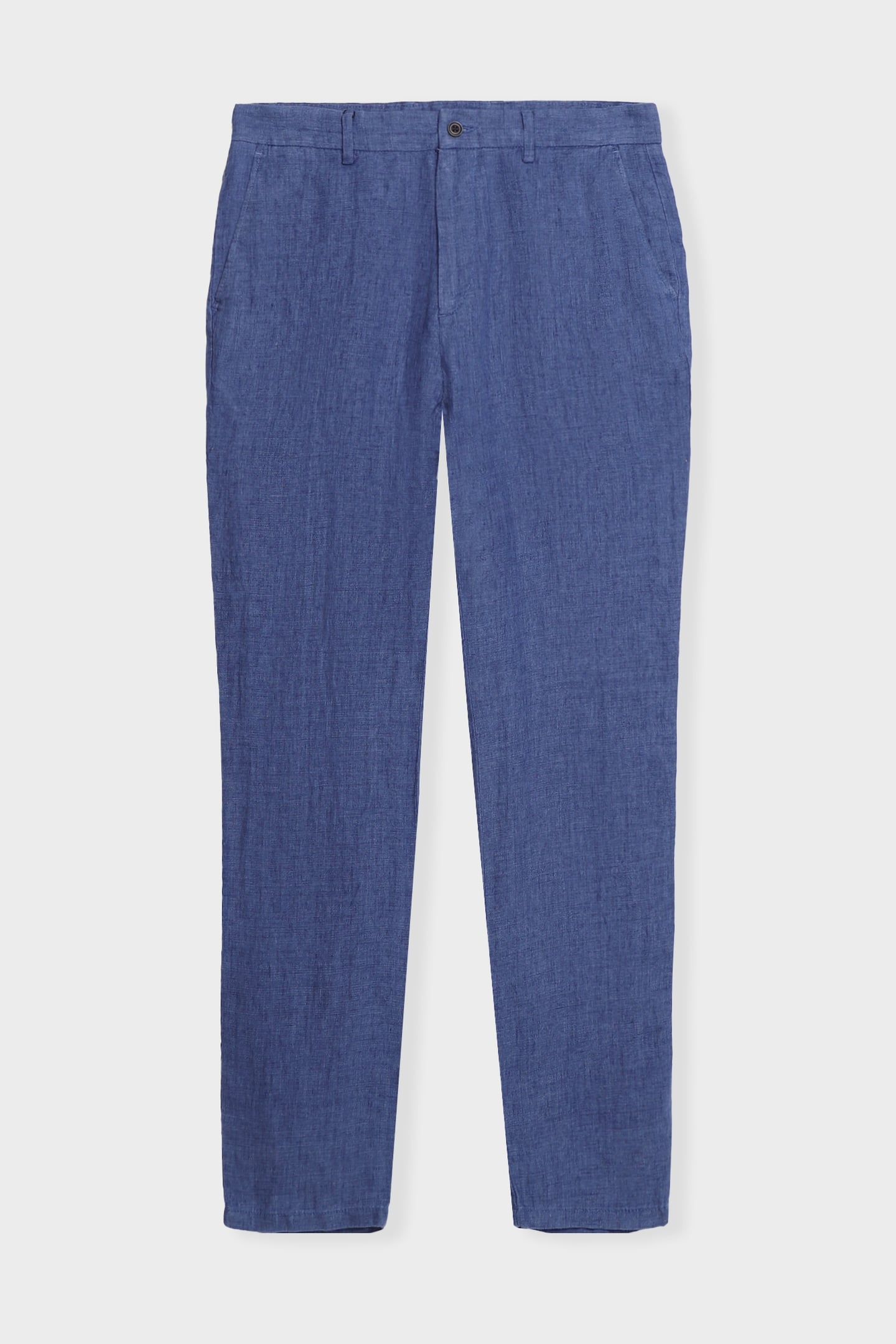 LINEN TROUSERS DENIM BLUE 4