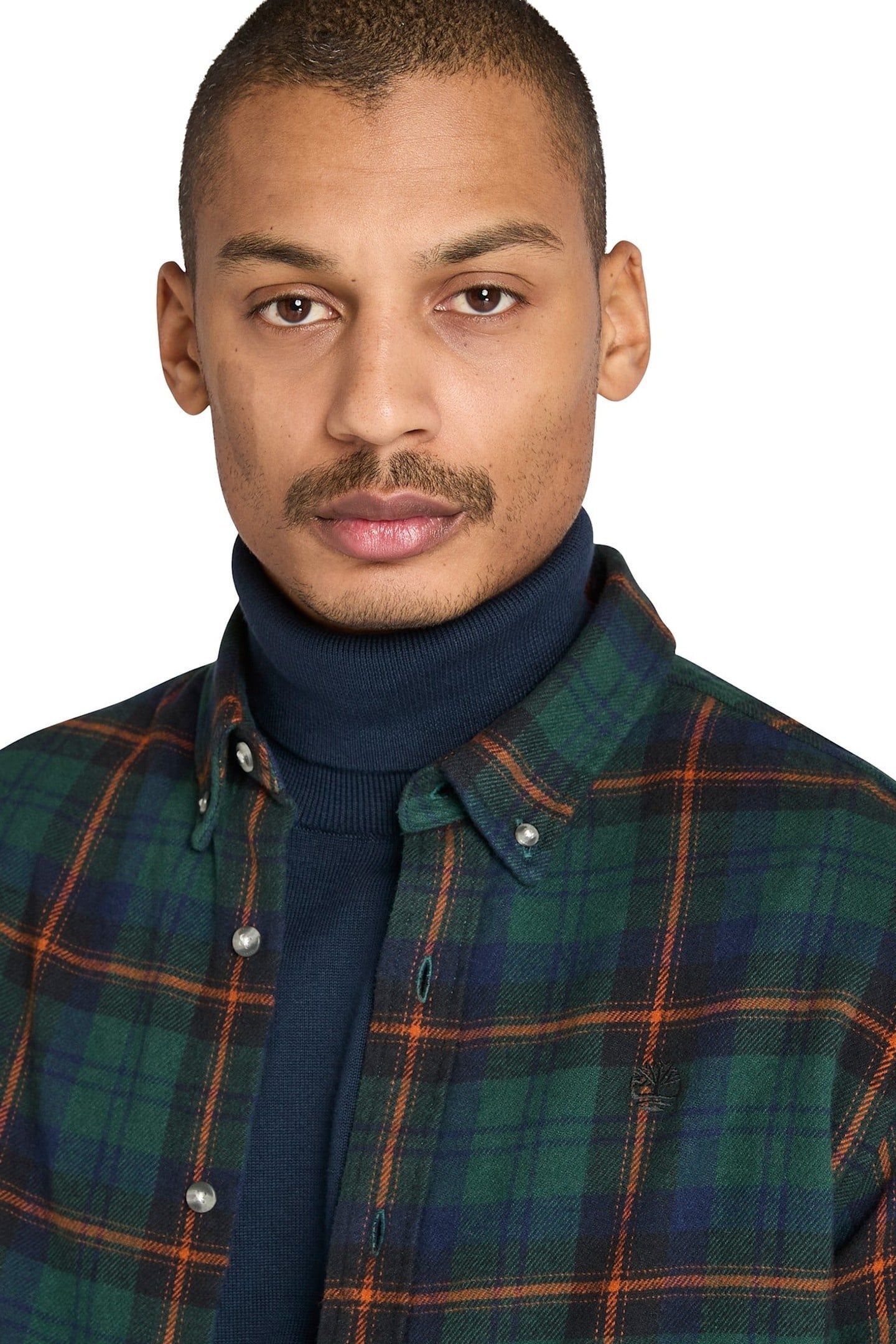 MIDWEIGHT FLANNEL CHECK SHIRT GREEN GABLES 5