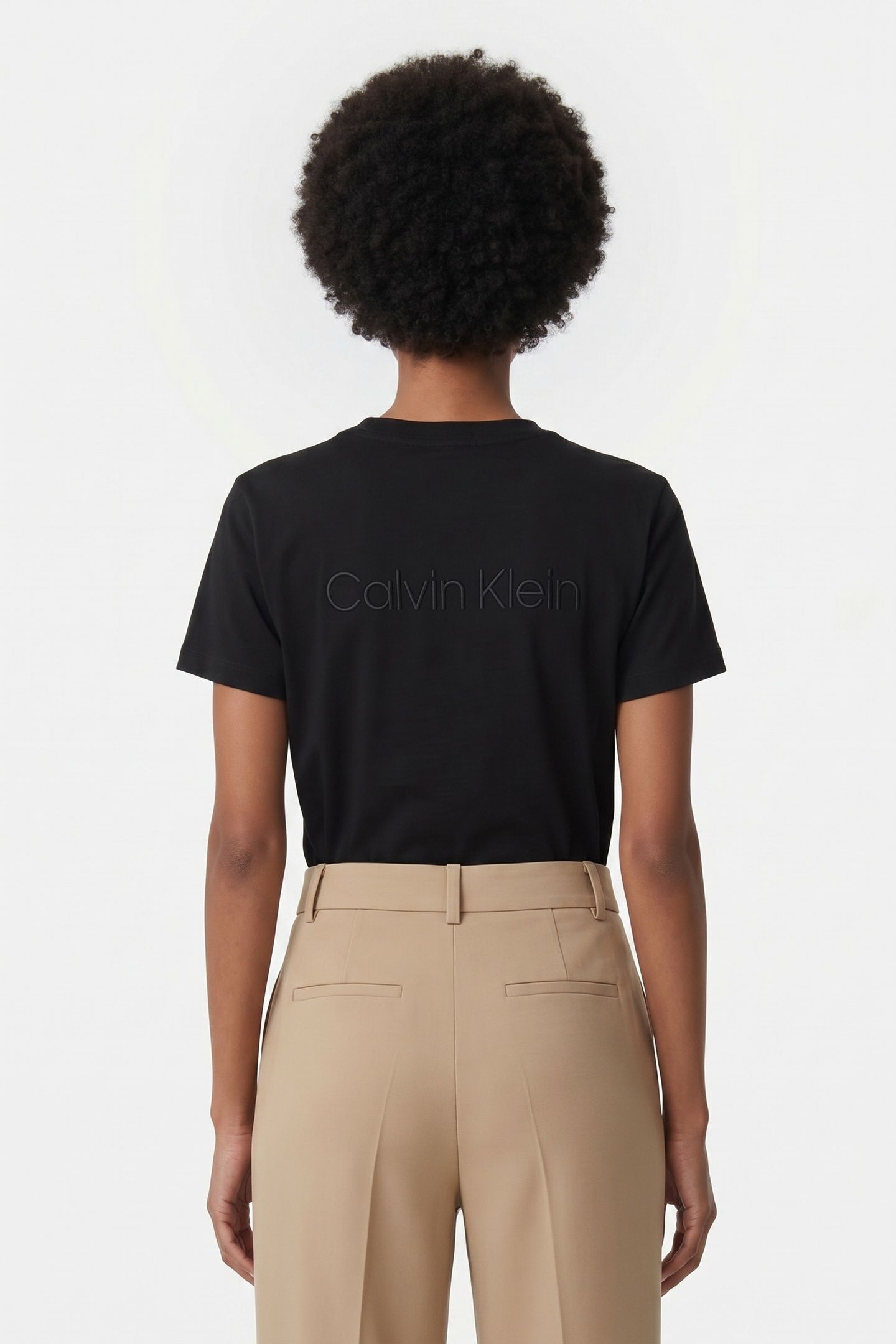 SS CLASSIC FOIL CALVIN T-SHIRT BLACK 2