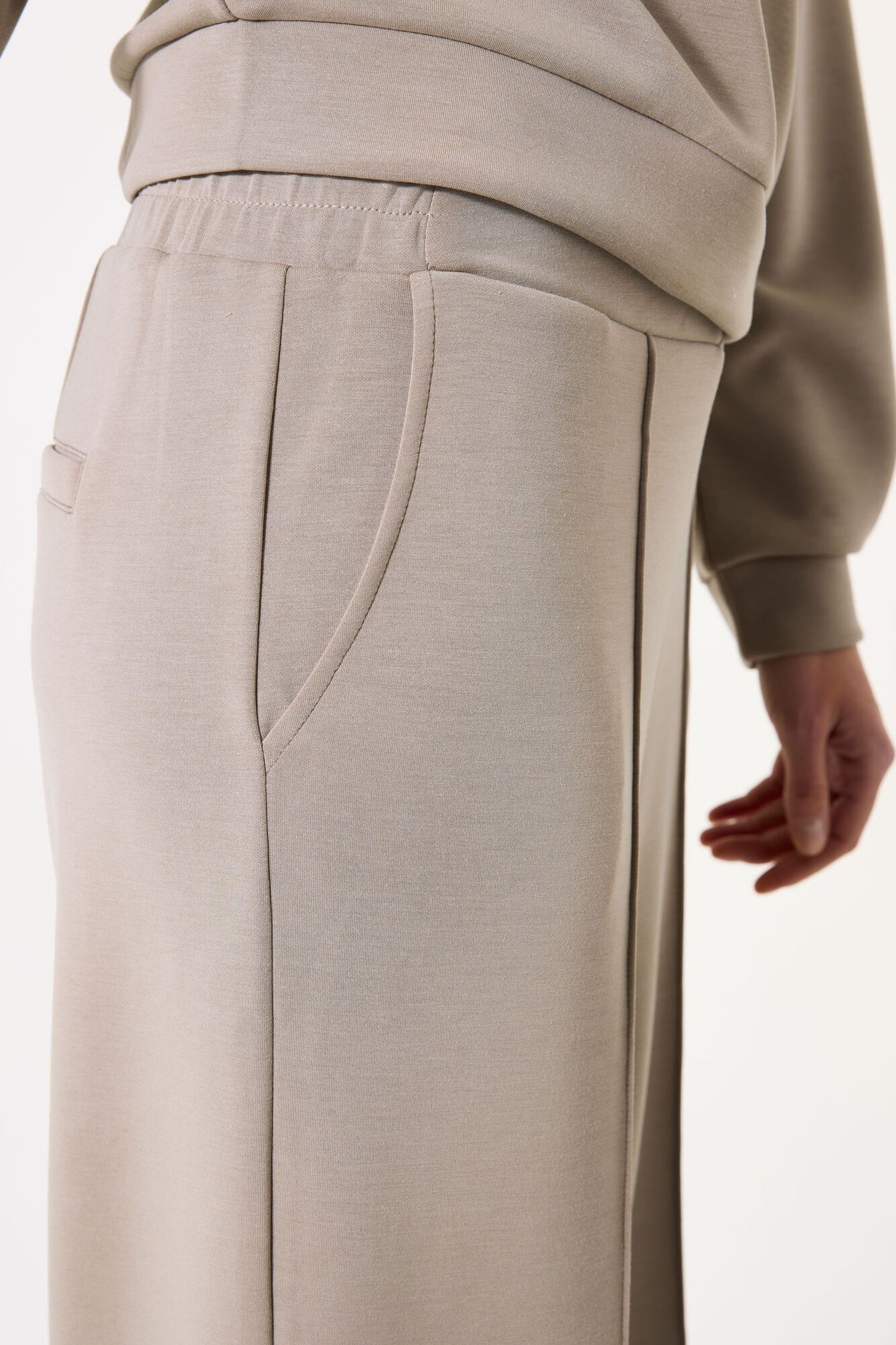 LADIES PANTS TAUPE 4
