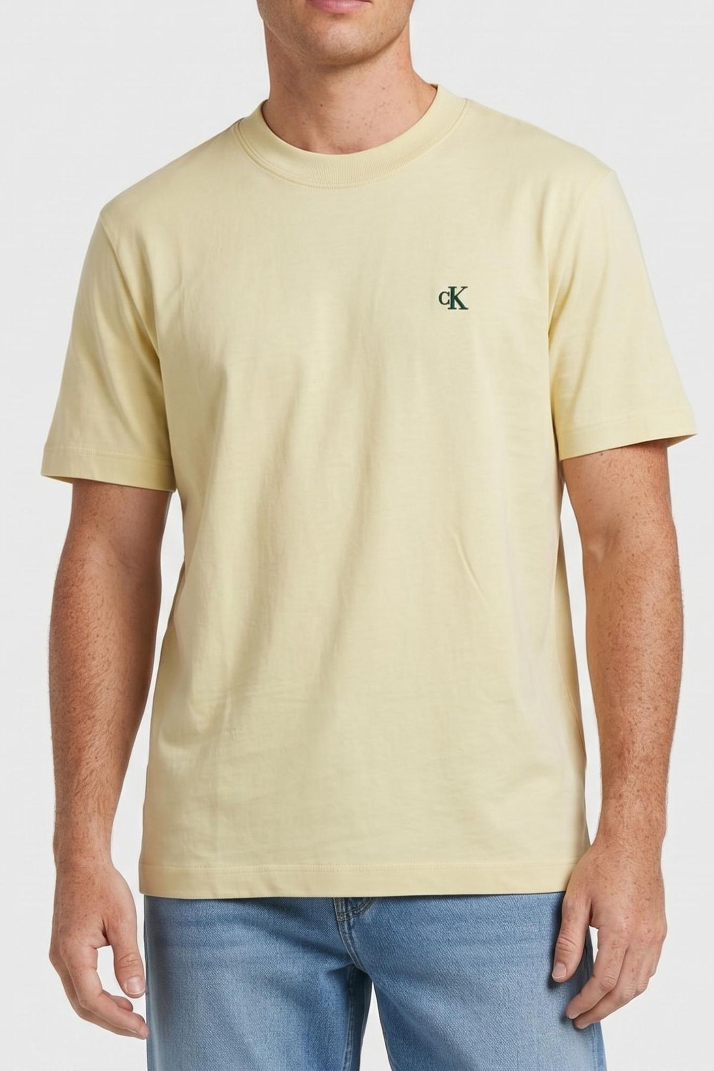 SS EASY MONOGRAM TEE LIME SPRITZ 1