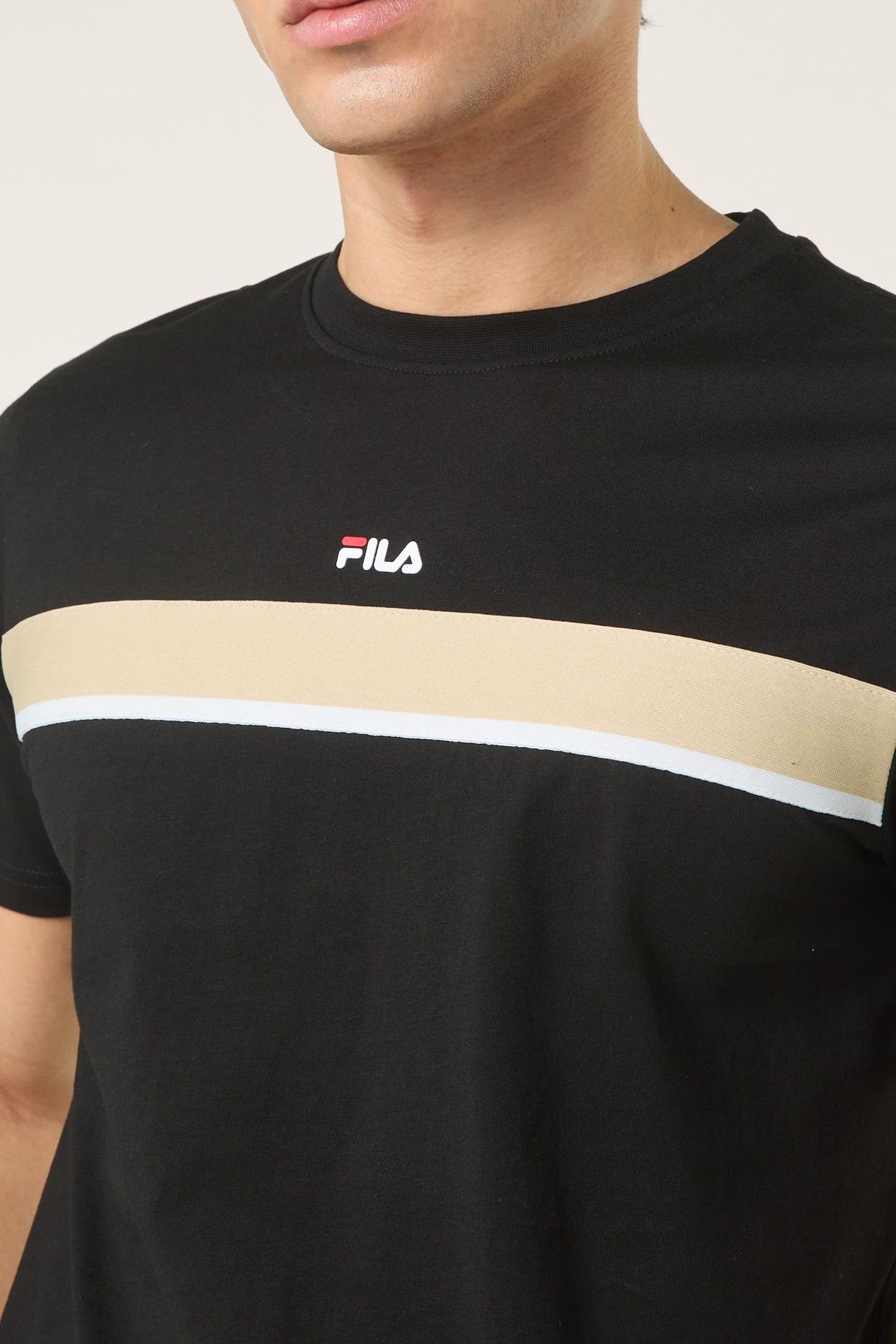 SAGANO REGULAR TAPED T-SHIRT BLACK 4