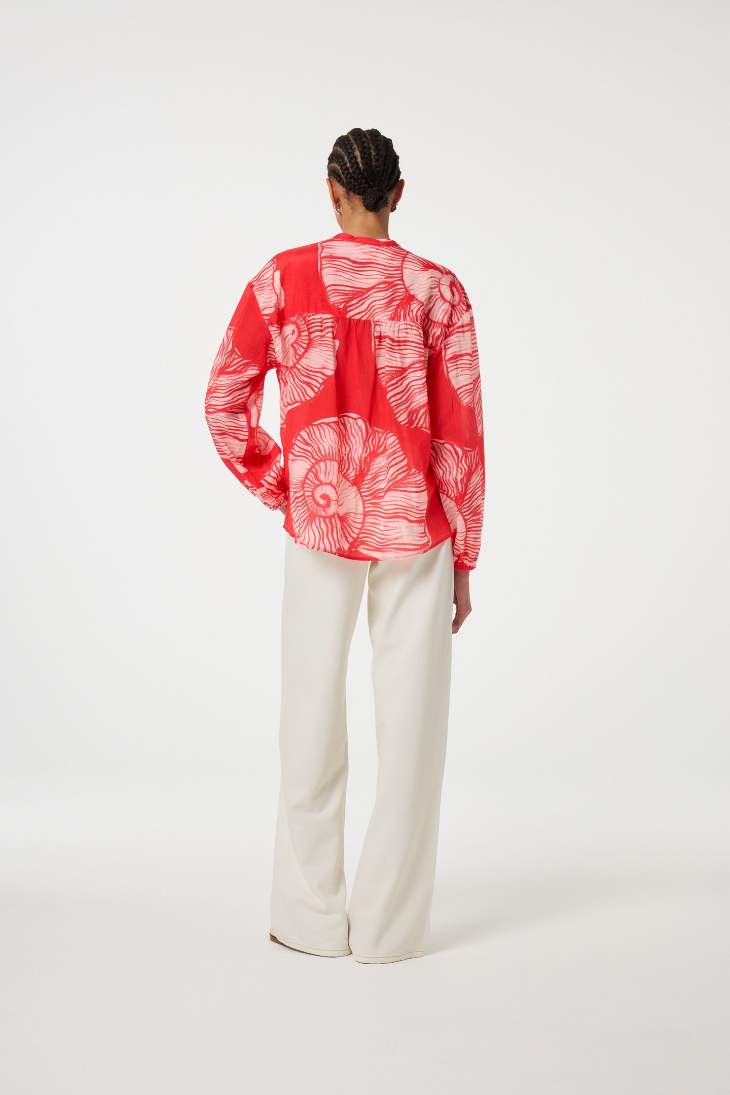 LENTE BLOUSE WARM WHITE/TROPICAL 3