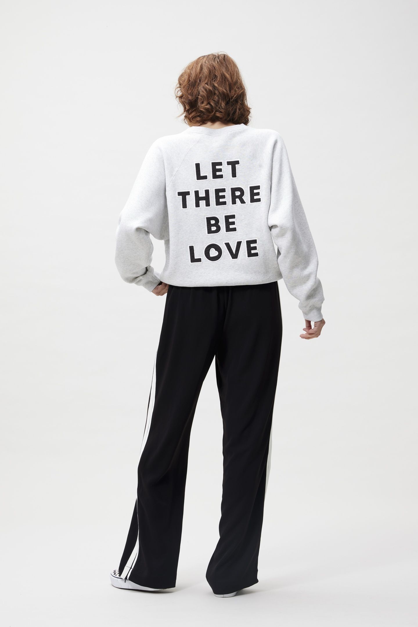 GRAPHIC SWEATER LIGHT GREY MELANGE 2