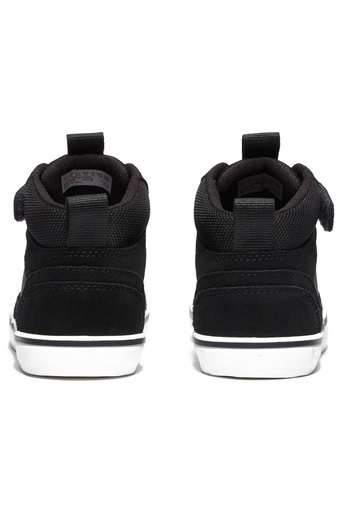 STONE JUMP MID HOOK & LOOP SNEAKER BLACK SUEDE 7