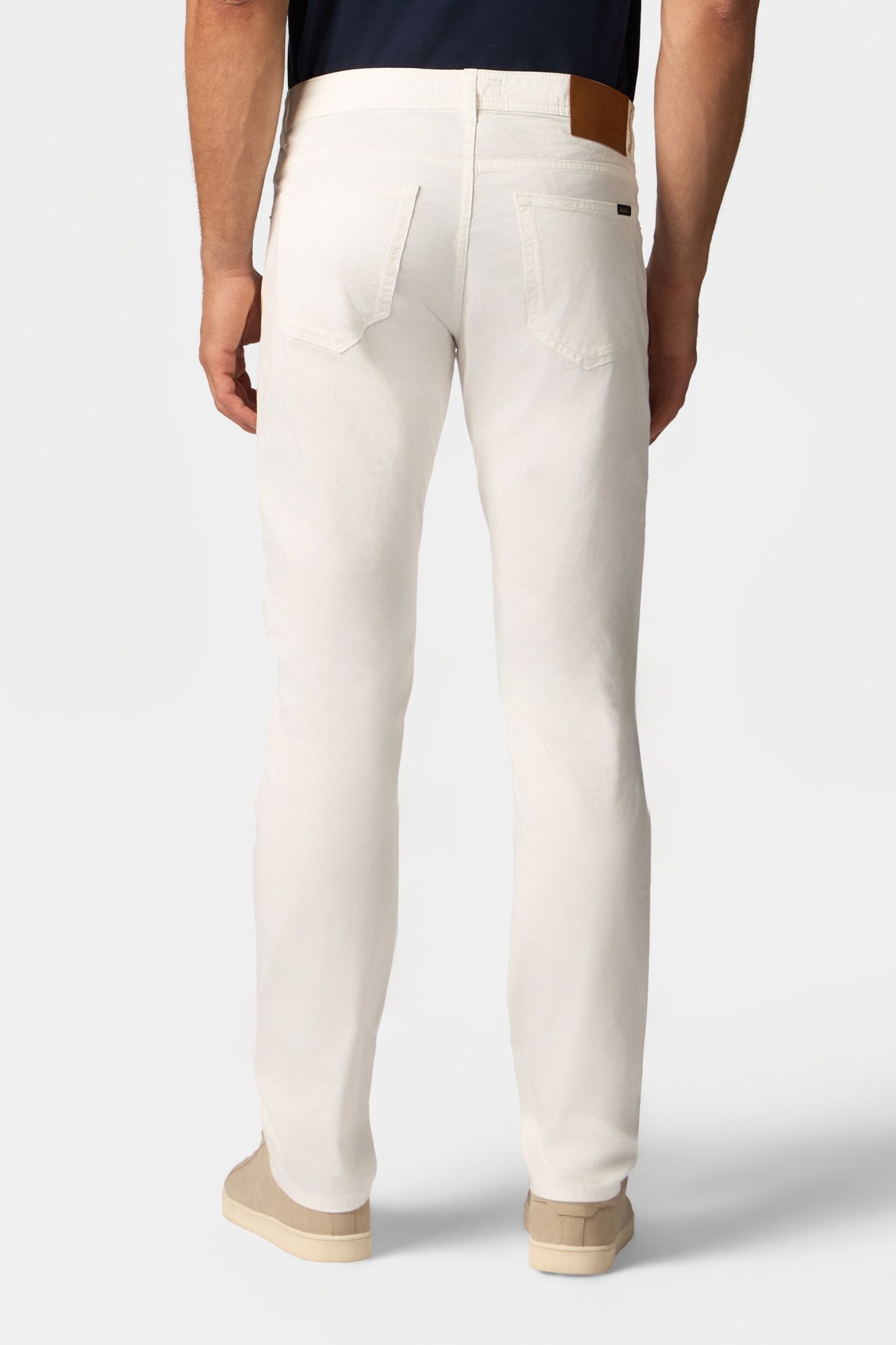 STRETCH COTTON 5-POCKET PANT WHITE 3