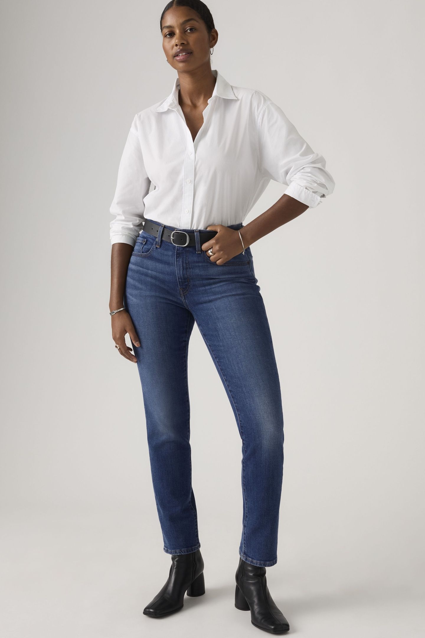 724™ HIGH RISE STRAIGHT JEANS 2