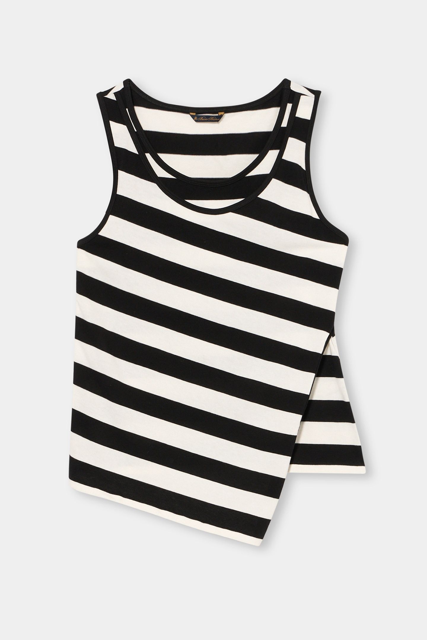 SLIM FIT STRIPED COTTON JERSEY TANK TOP WITH LOGO EMBROIDERY 3