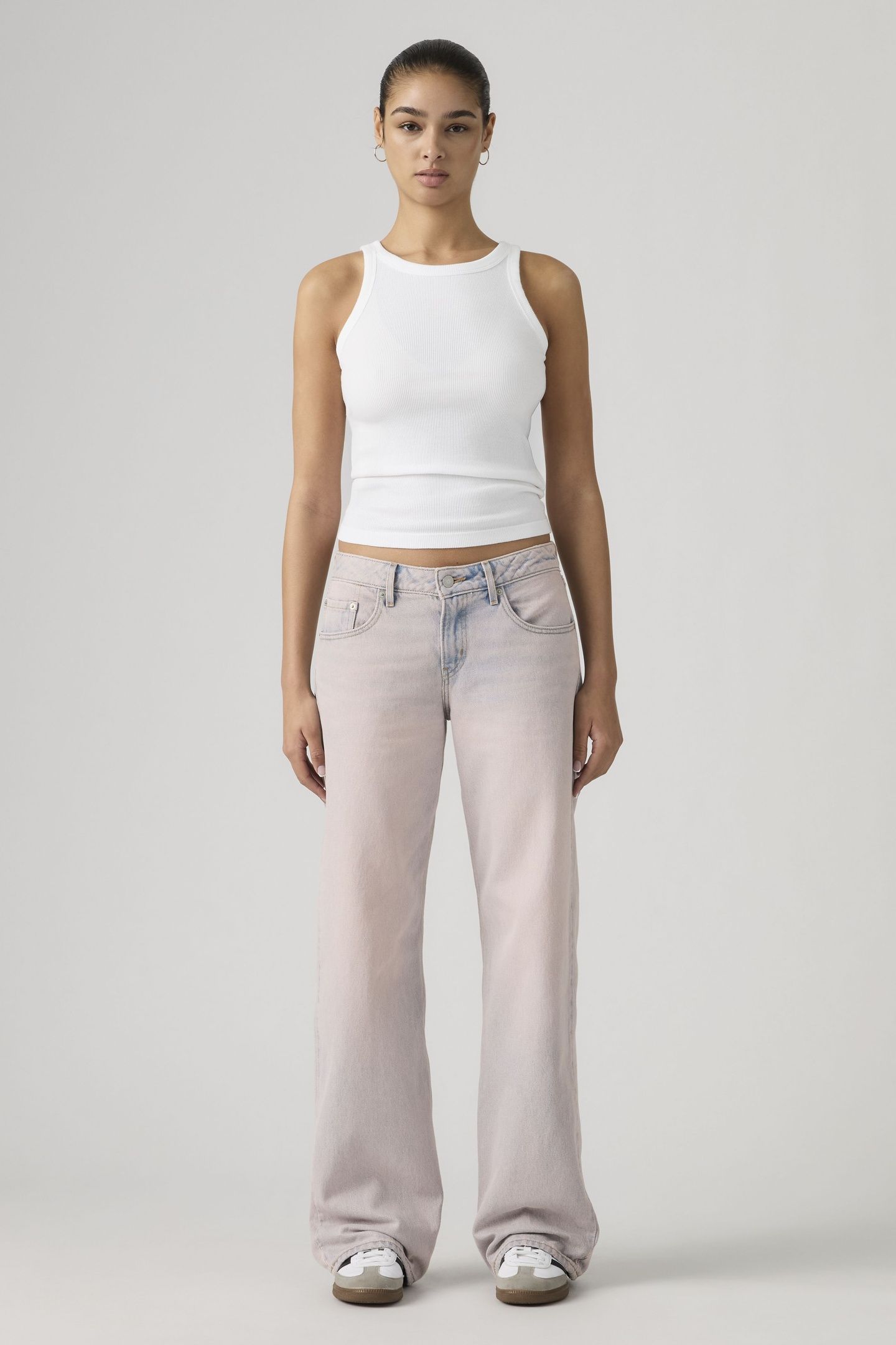 LOW LOOSE ROSE UP JEANS 1