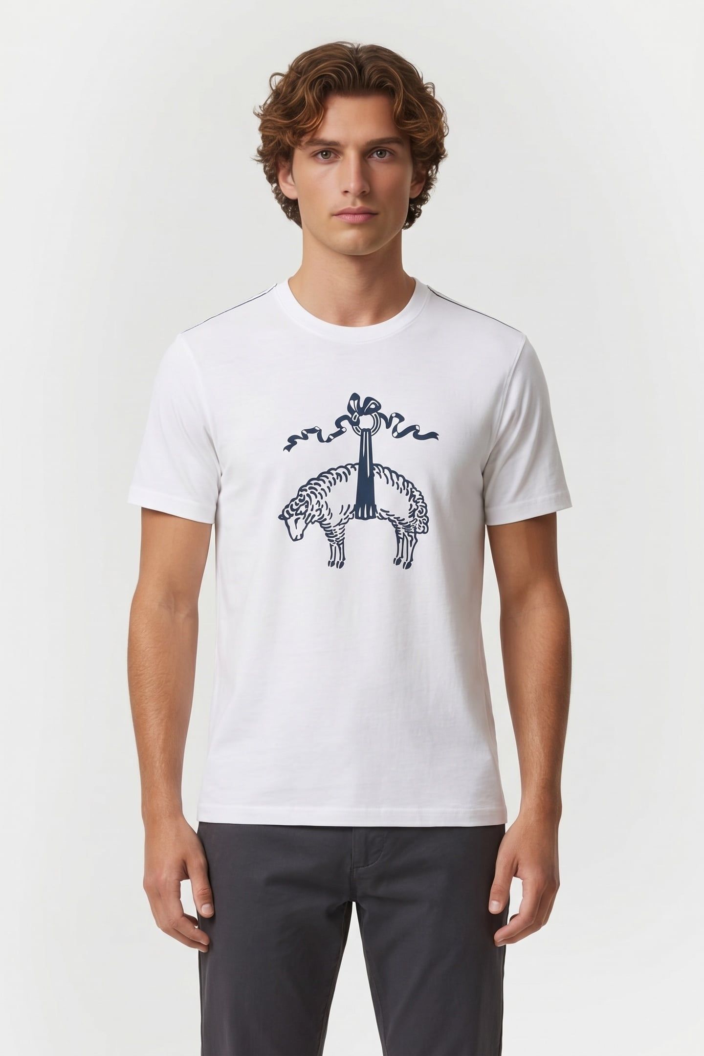 COTTON T-SHIRT OPEN WHITE 1
