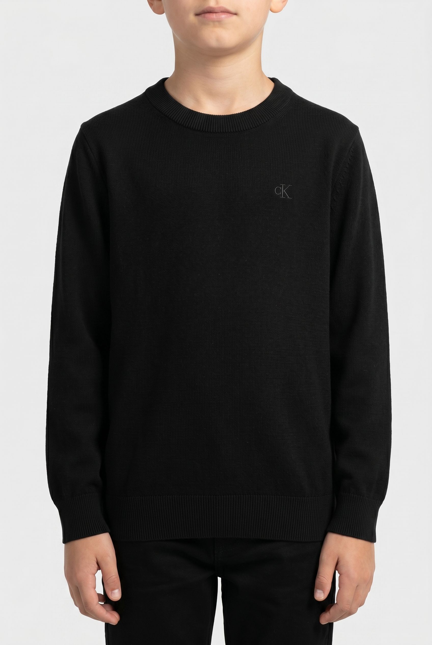 BOYS BASIC SWEATER CK BLACK 2