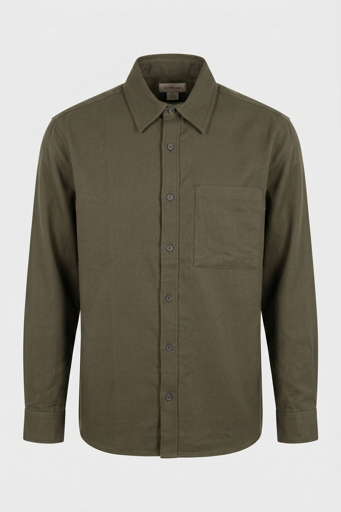 LS MELANGE FLANNEL SHIRT FATIGUE 3