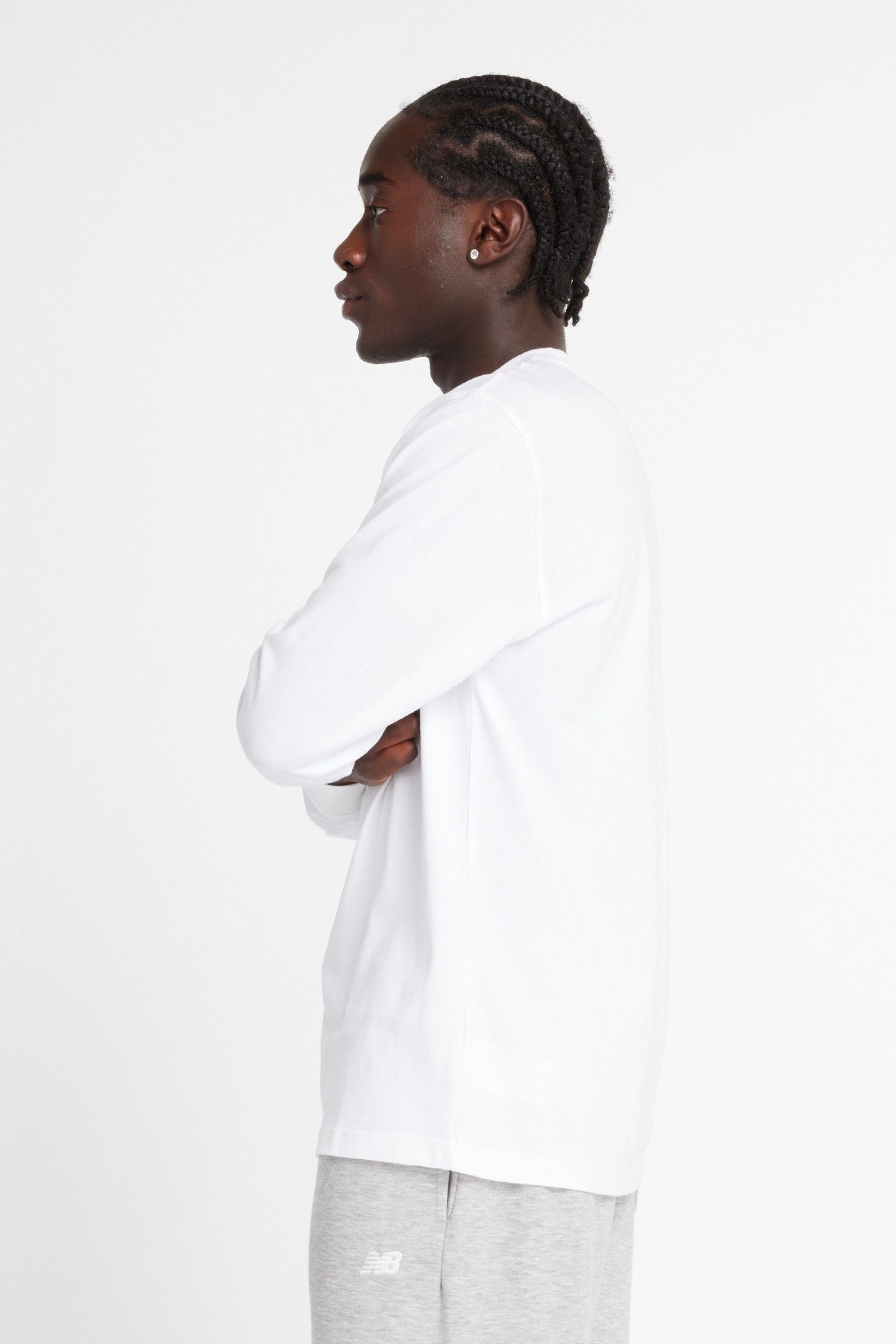 ATHLETICS COTTON LONG SLEEVE WHITE 2
