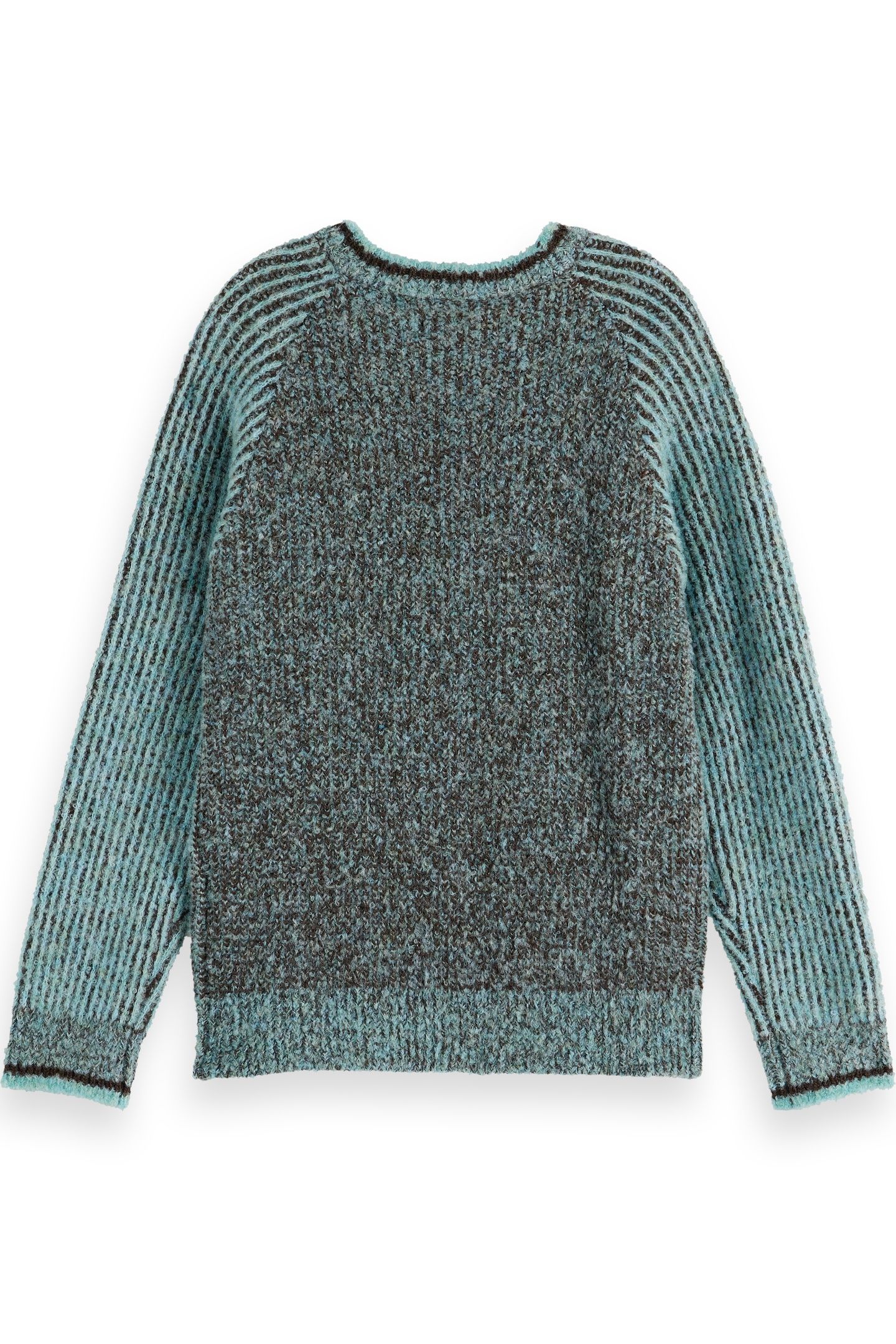 BOY REGULAR-FIT CONTRAST RAGLAN-SLEEVE PULLOVER AGATE GREEN/ 2