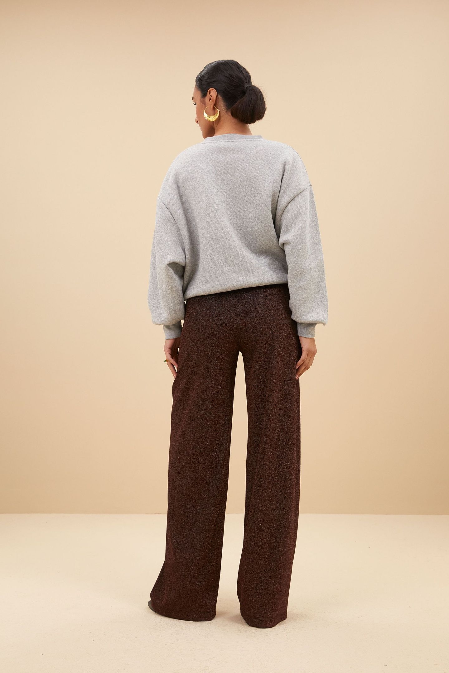 BIBI LUCKY SPARKLE SWEATER GREY MELEE 4