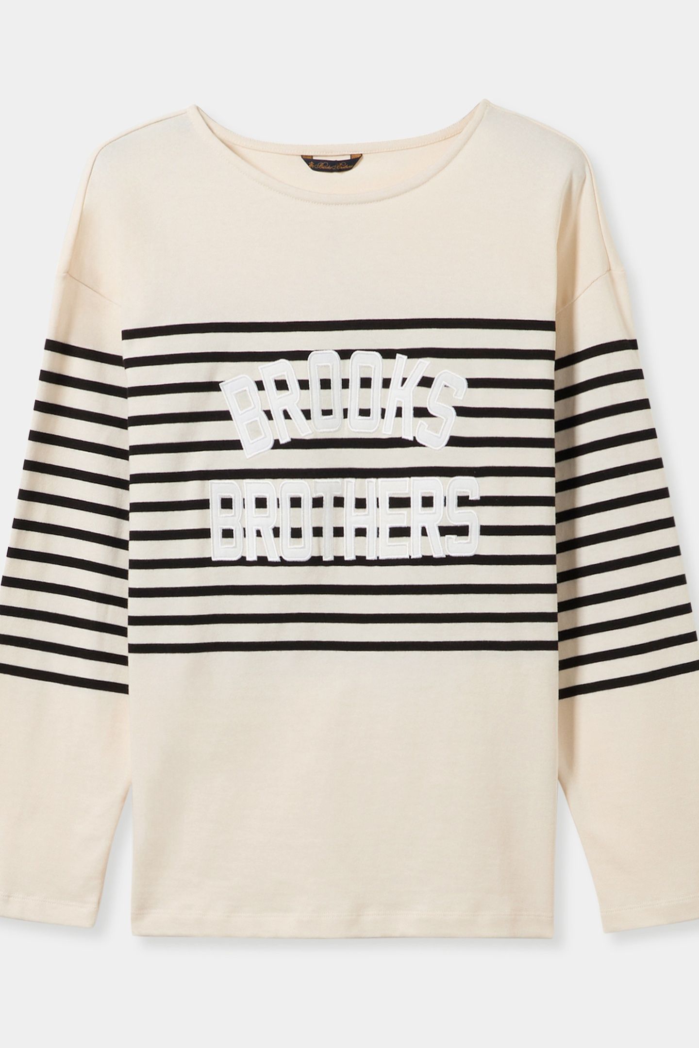 STRIPED COTTON SWEATSHIRT WHITE 3