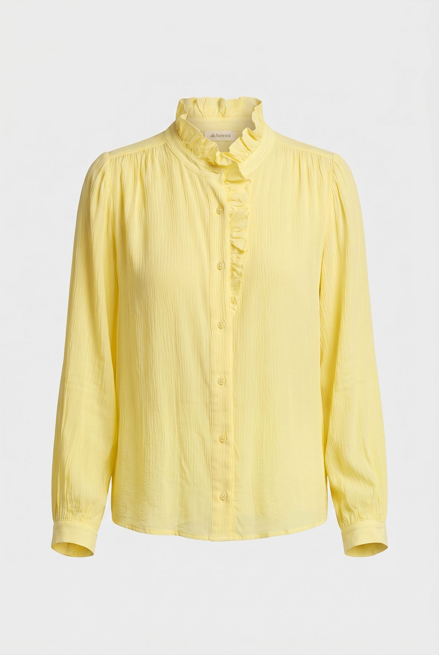 BLOUSE LUX BUTTER YELLOW 3